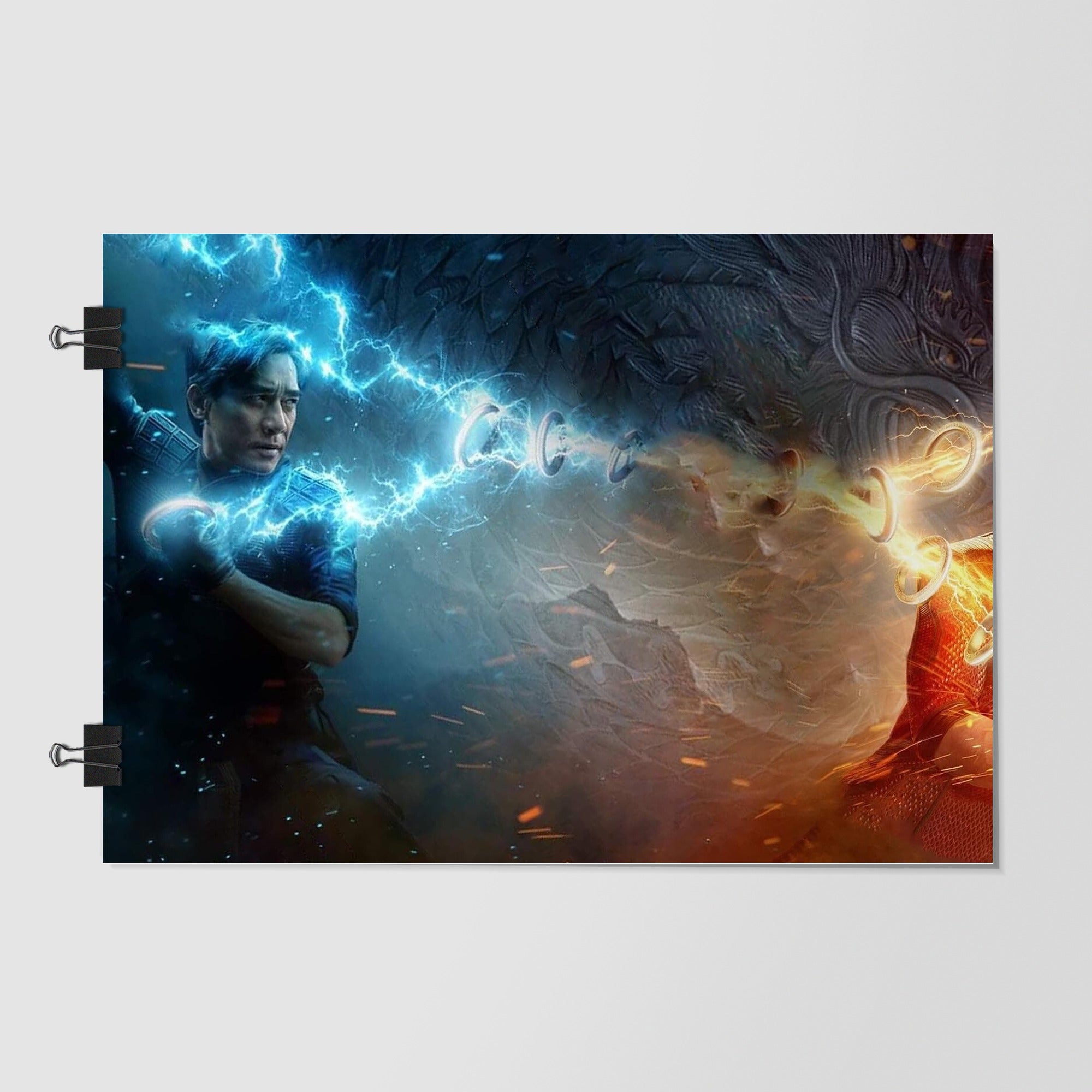 Shang Chi Ten Rings Black Dramatic Lighting by Decalz