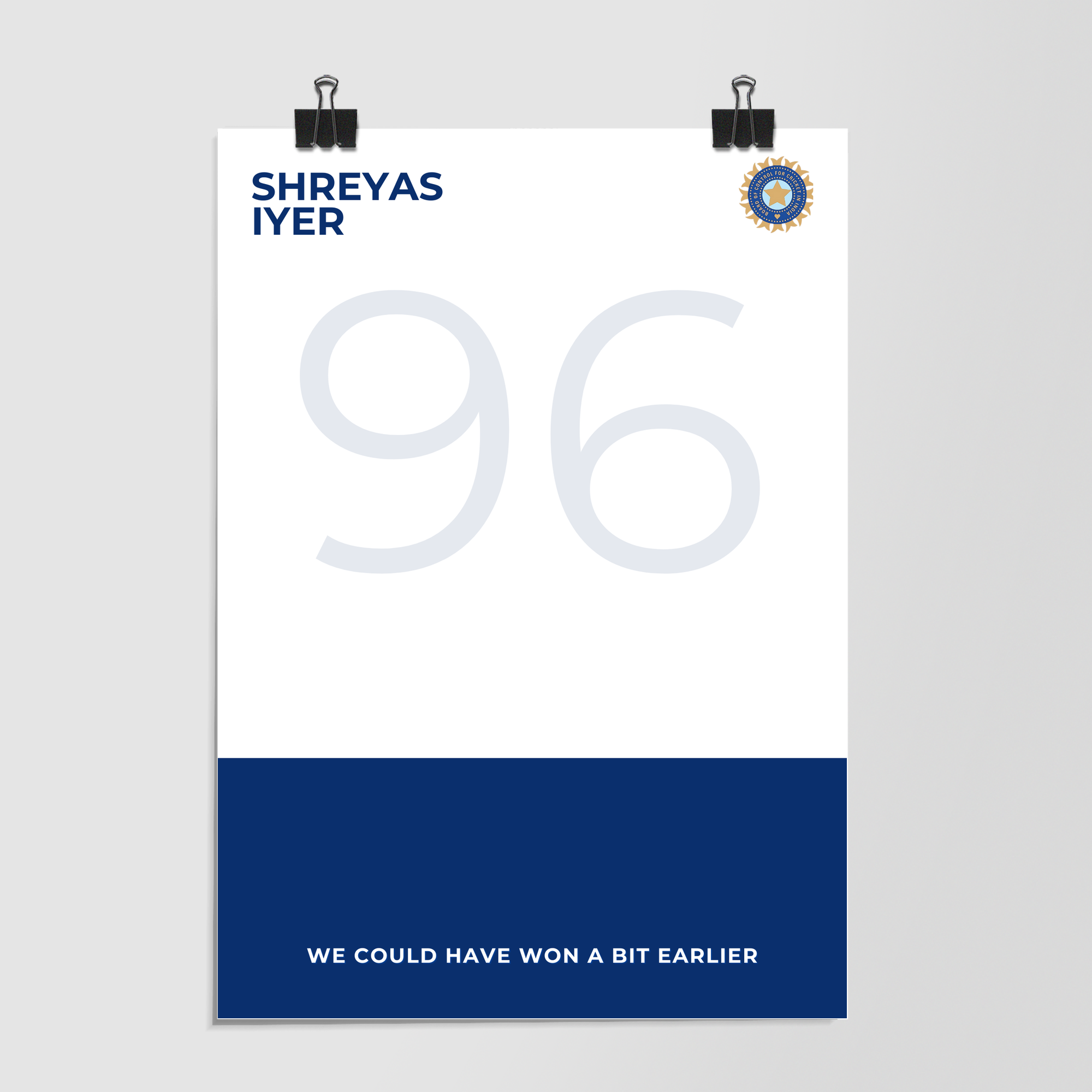 Shreyas Iyer Could Have Won Earlier Quote by Decalz