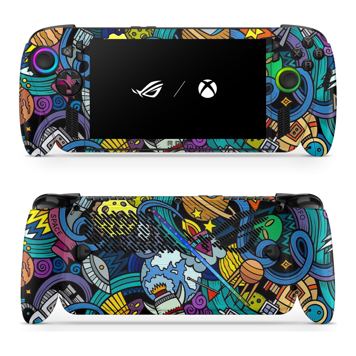 Space Doodle Asus ROG Xbox Ally skin by Decalz