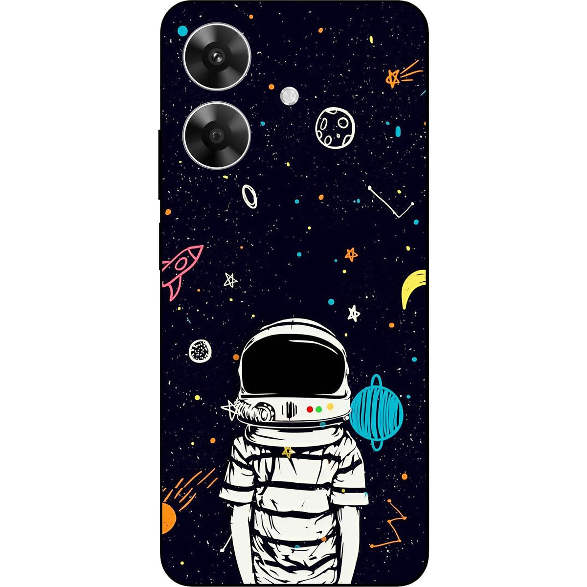 Space Boy skin on Realme Narzo N61 by Decalz