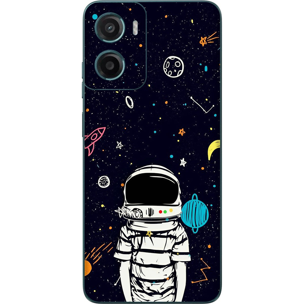 Space Boy skin on Moto G05 by Decalz