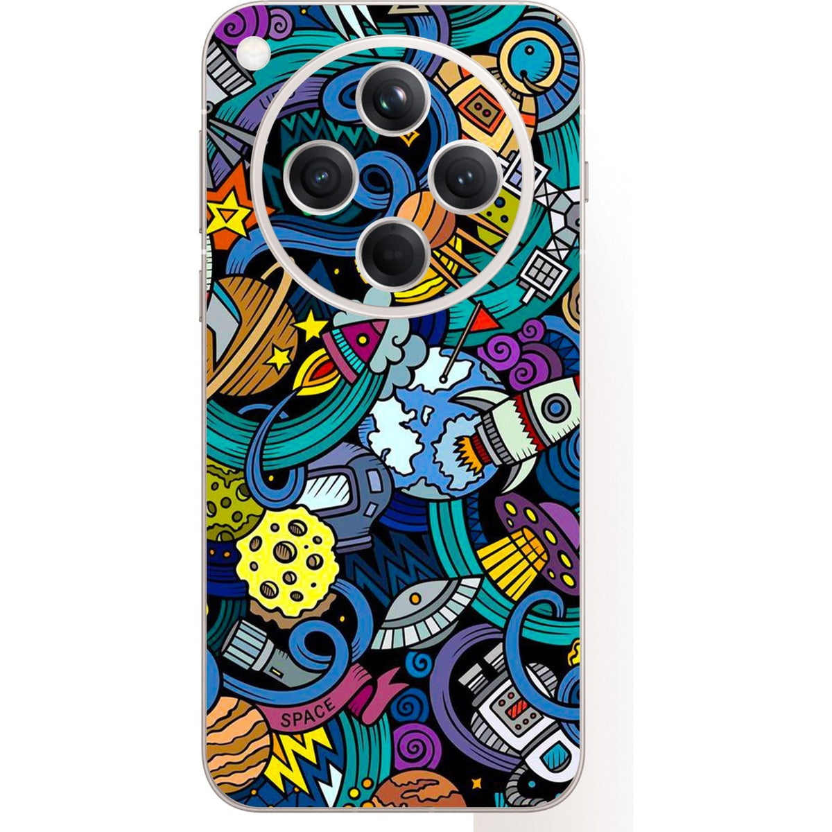 Space Doodle skin on Oppo Find X8 (5G) by Decalz
