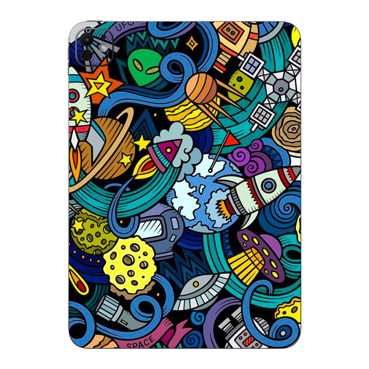 Space Doodle skin on iPad Pro 11-inch M5 by Decalz