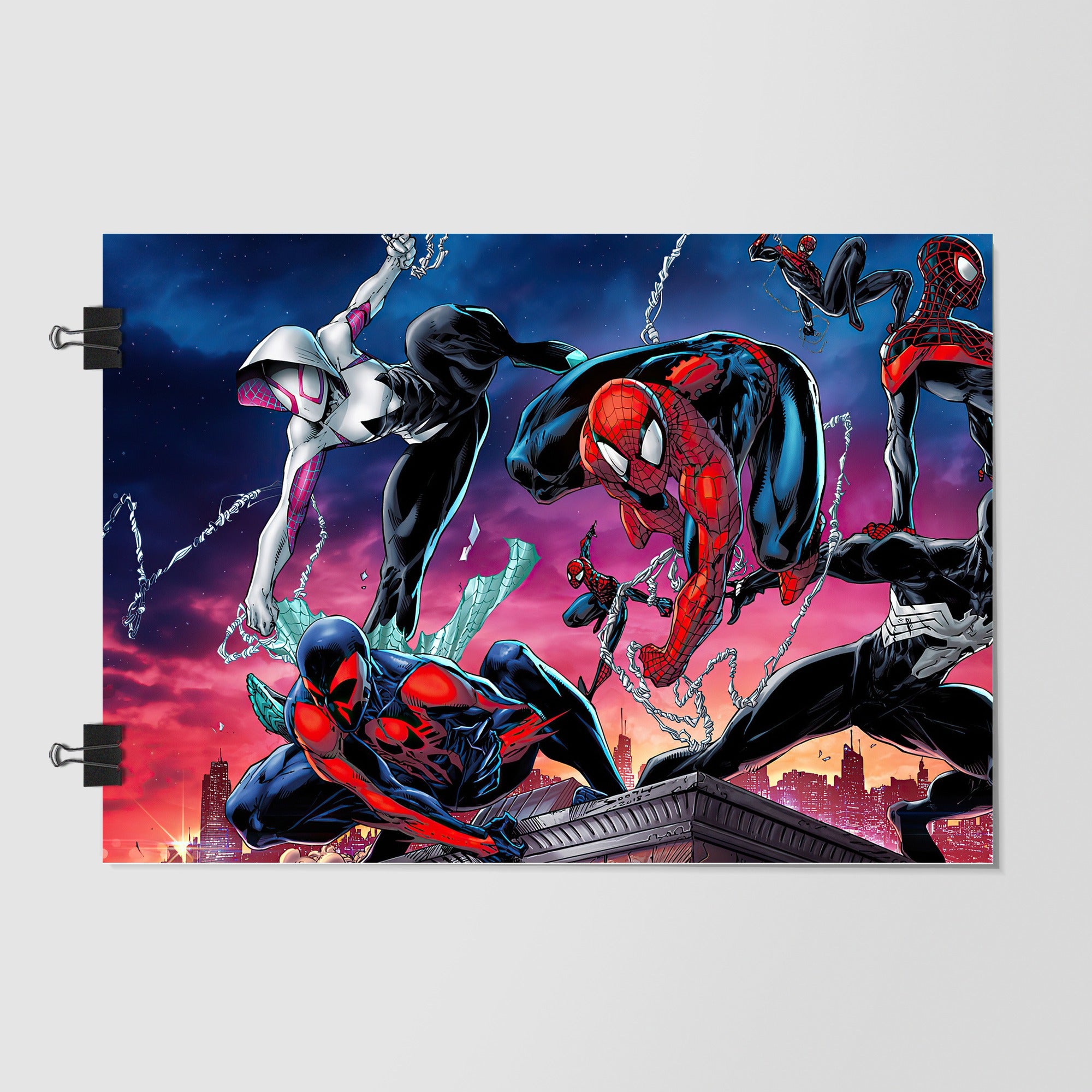 Spider Man Black Cinematic Glow by Decalz