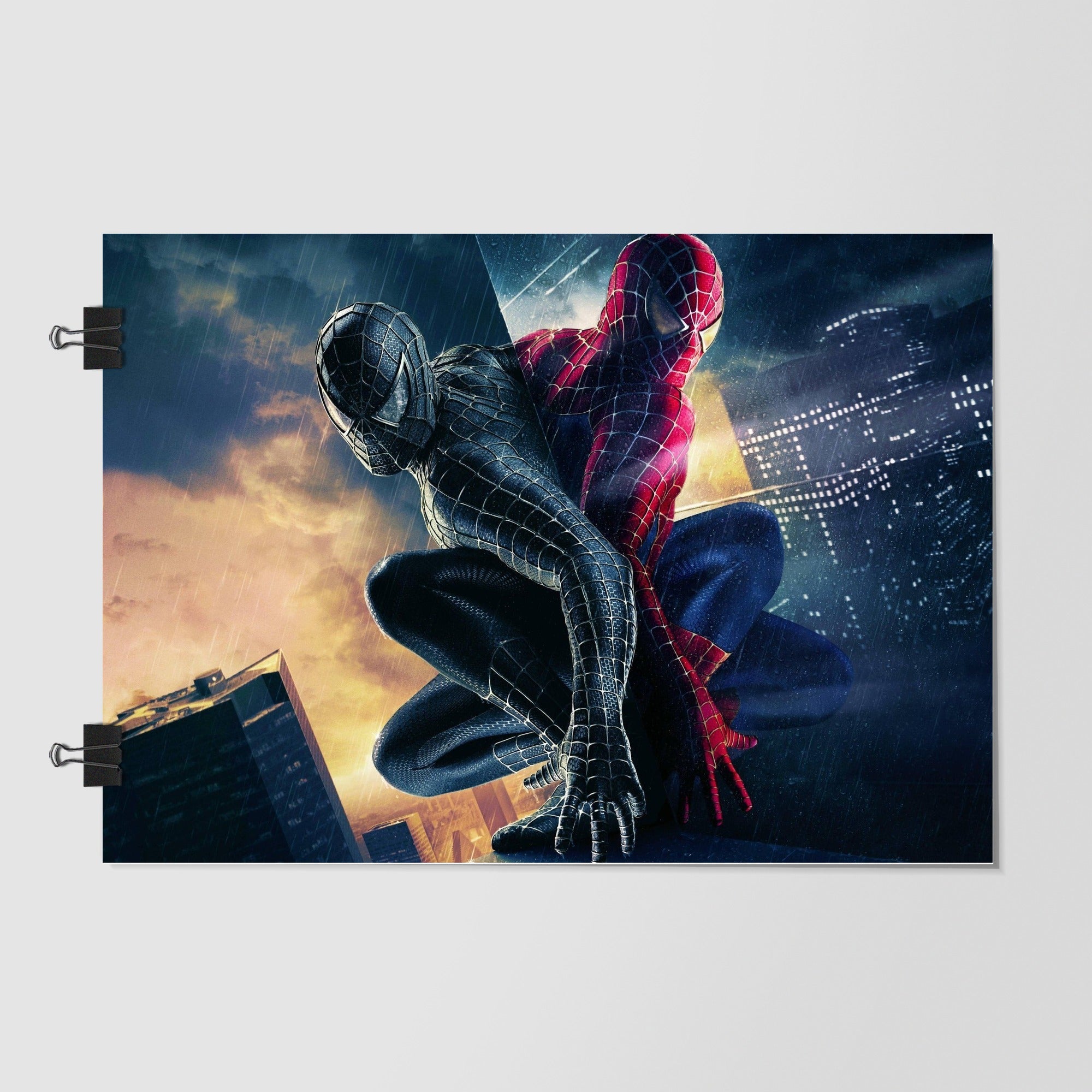 Spider Man Black Dynamic Angle by Decalz
