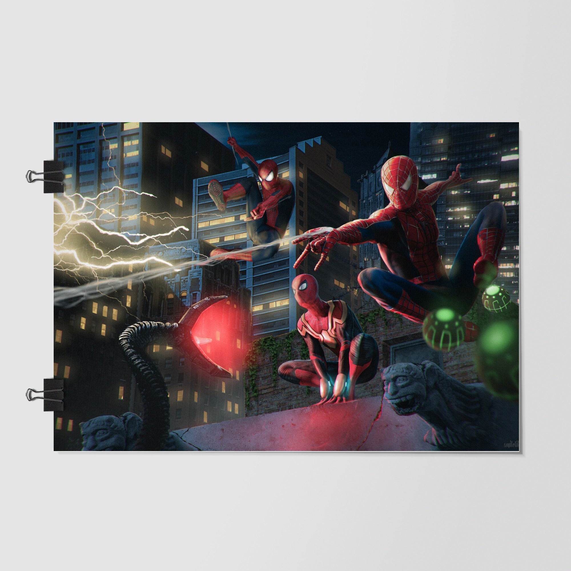 Spider Man Black Showcase Scene by Decalz