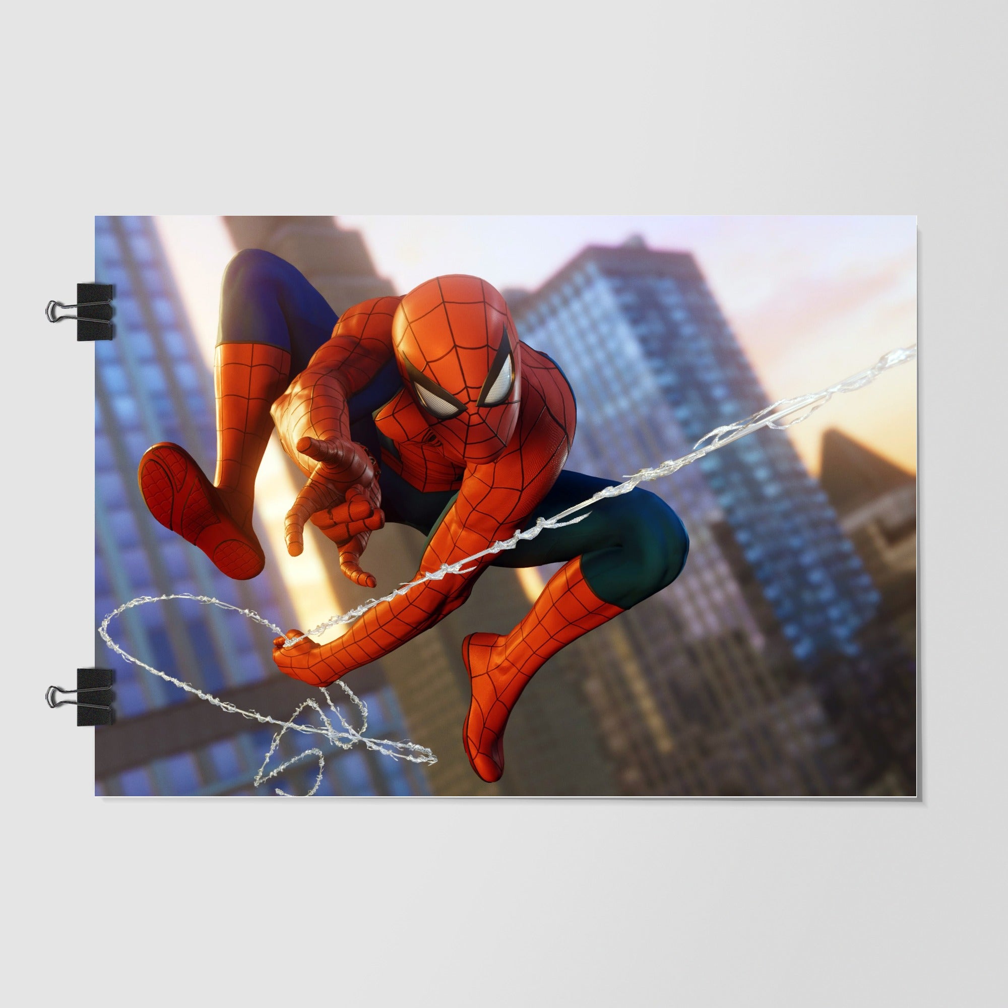 Spider Man Gray Dramatic Lighting by Decalz