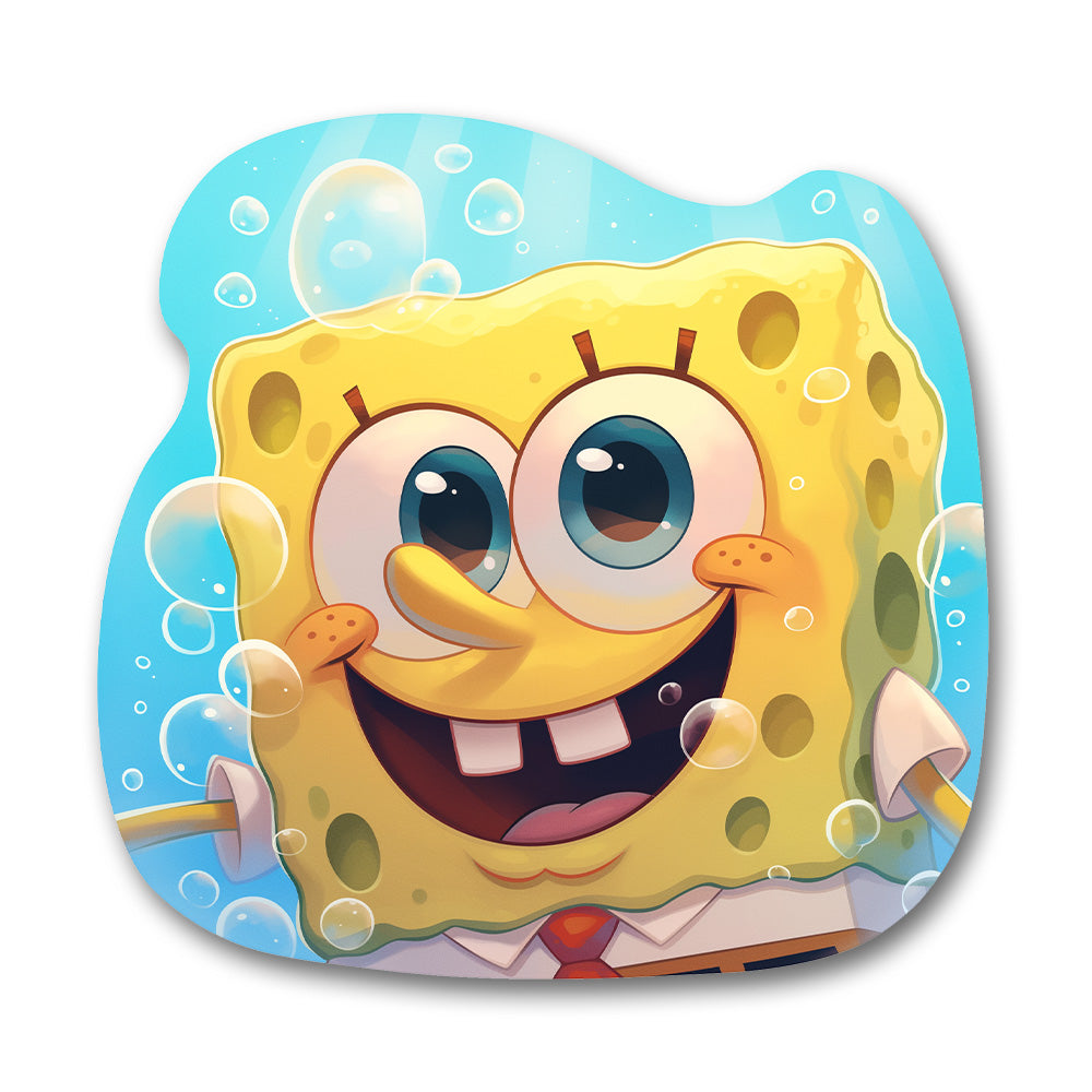 Spongebob Happy Bubbles Sticker