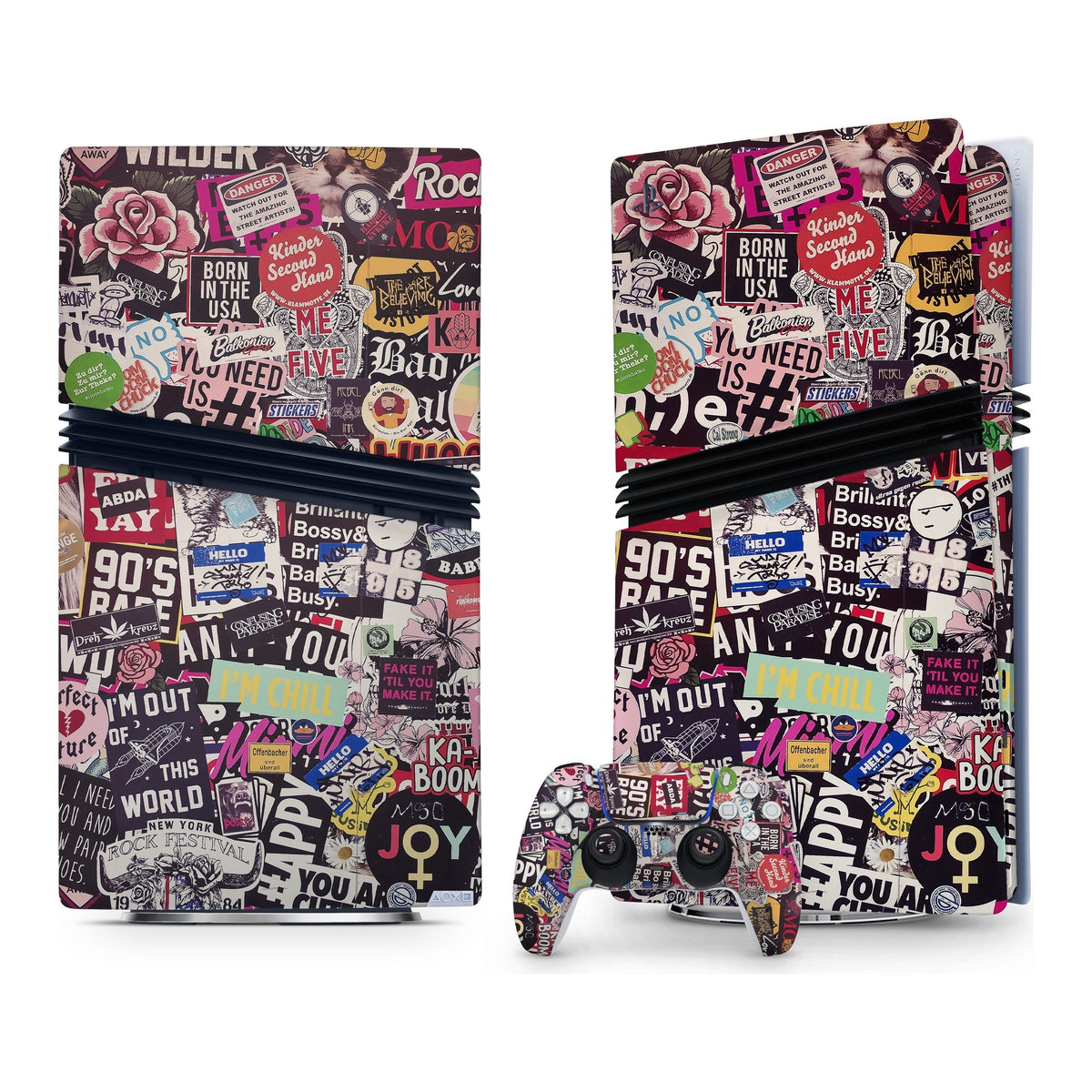 Sticker Doodle PlayStation 5 Pro skin by Decalz
