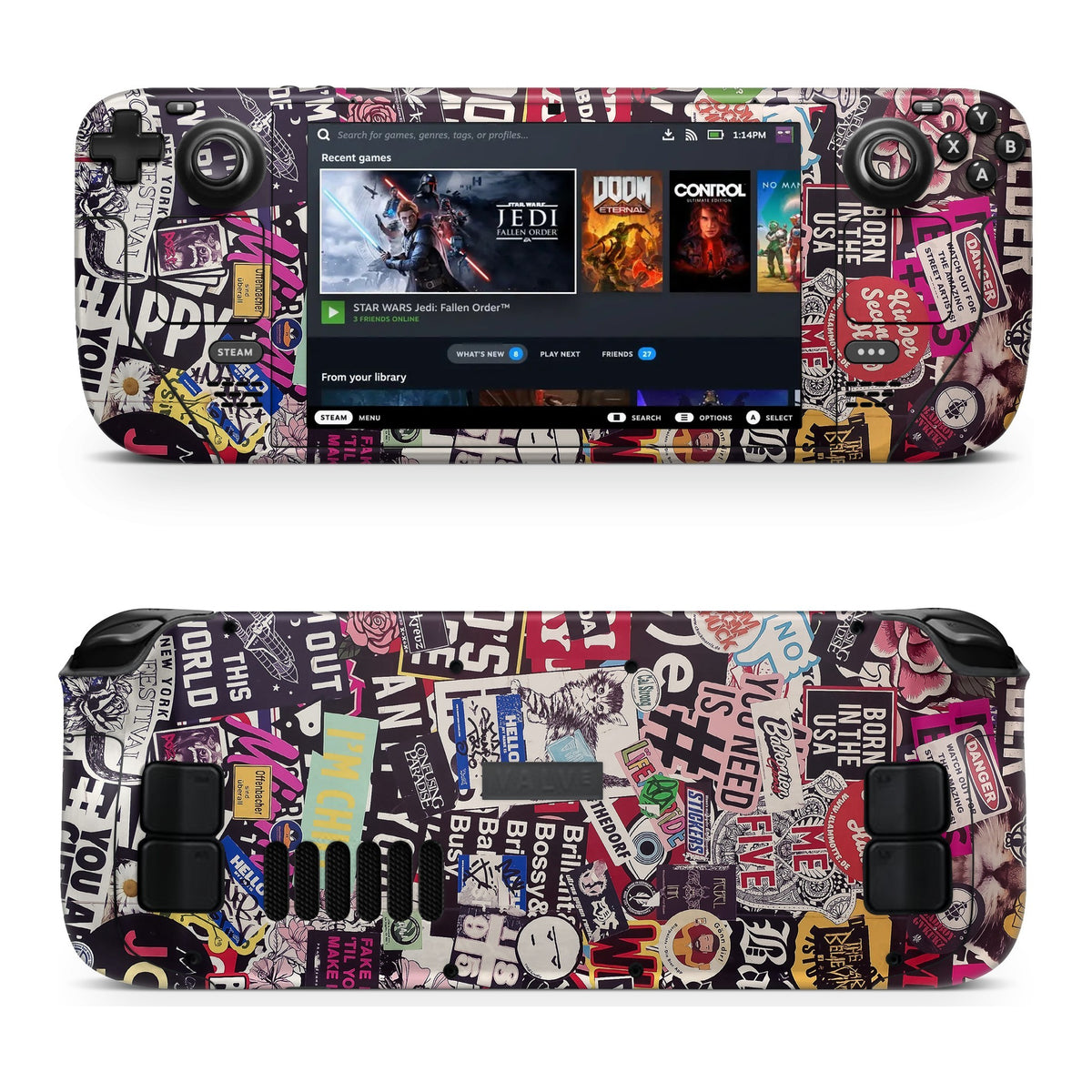 Sticker Doodle Steam Deck skin by Decalz