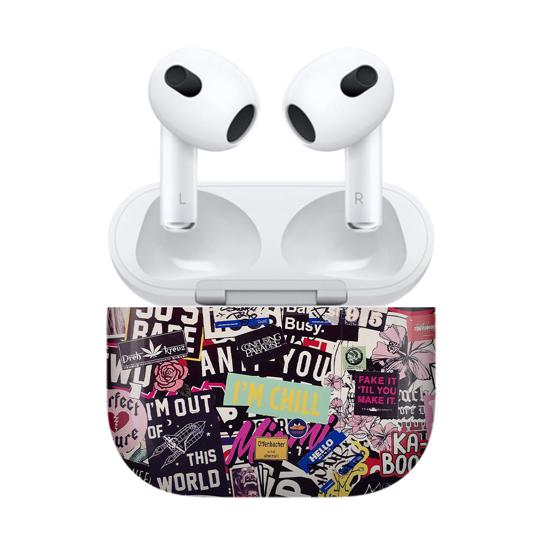 Airpods 3 Sticker Doodle skins