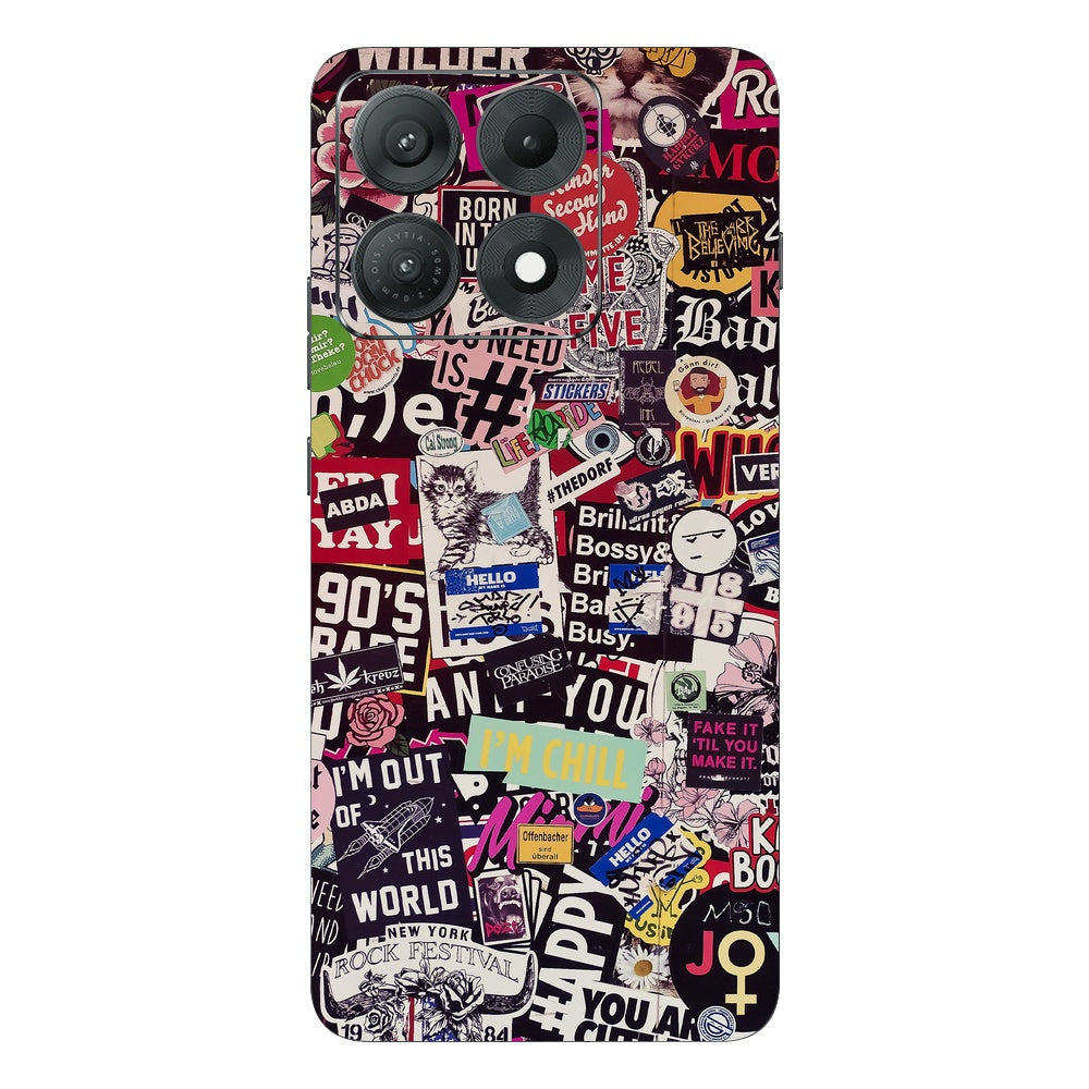 Sticker Doodle skin on Moto Edge 70 Max (5G) by Decalz