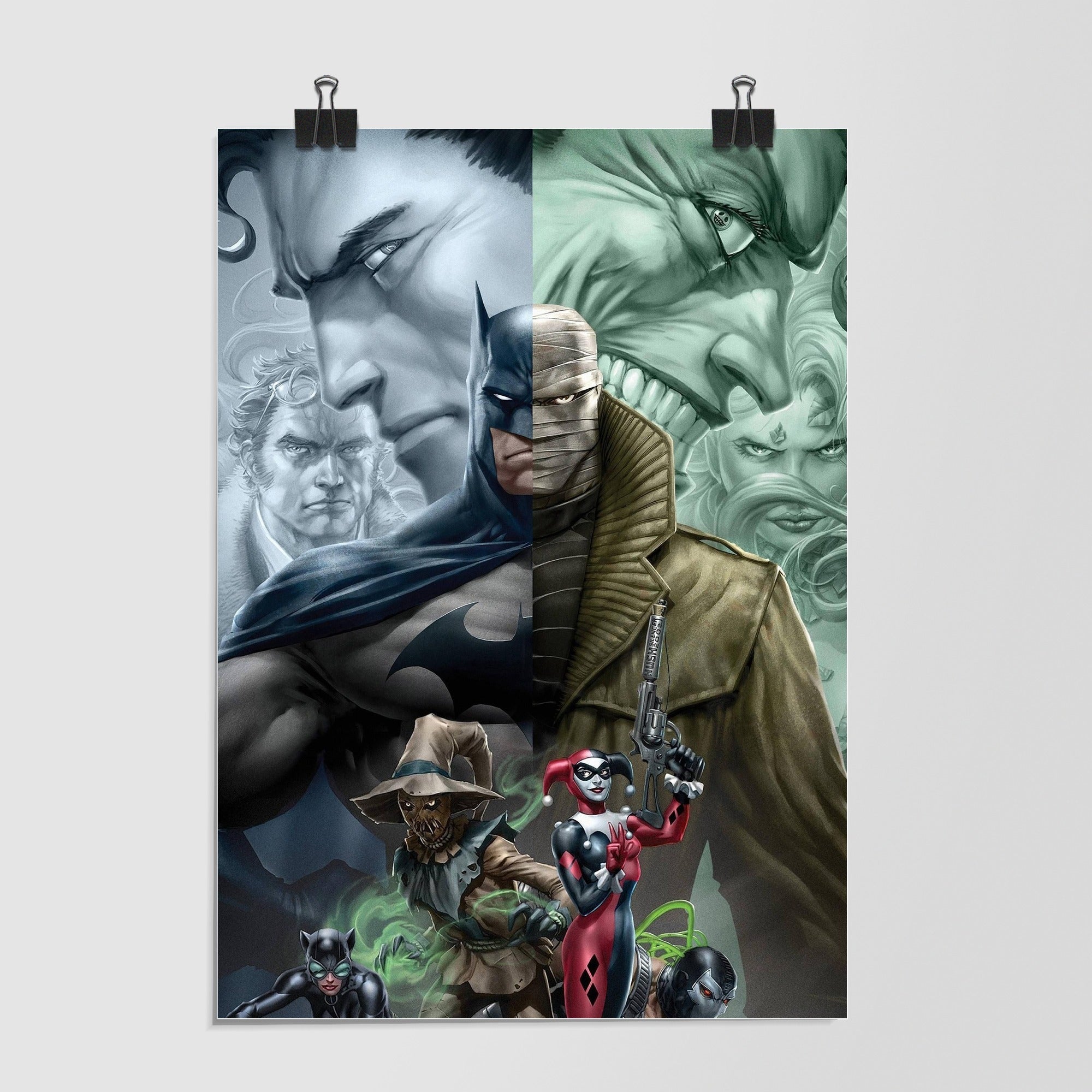 Superhero And Villain Gray by Decalz