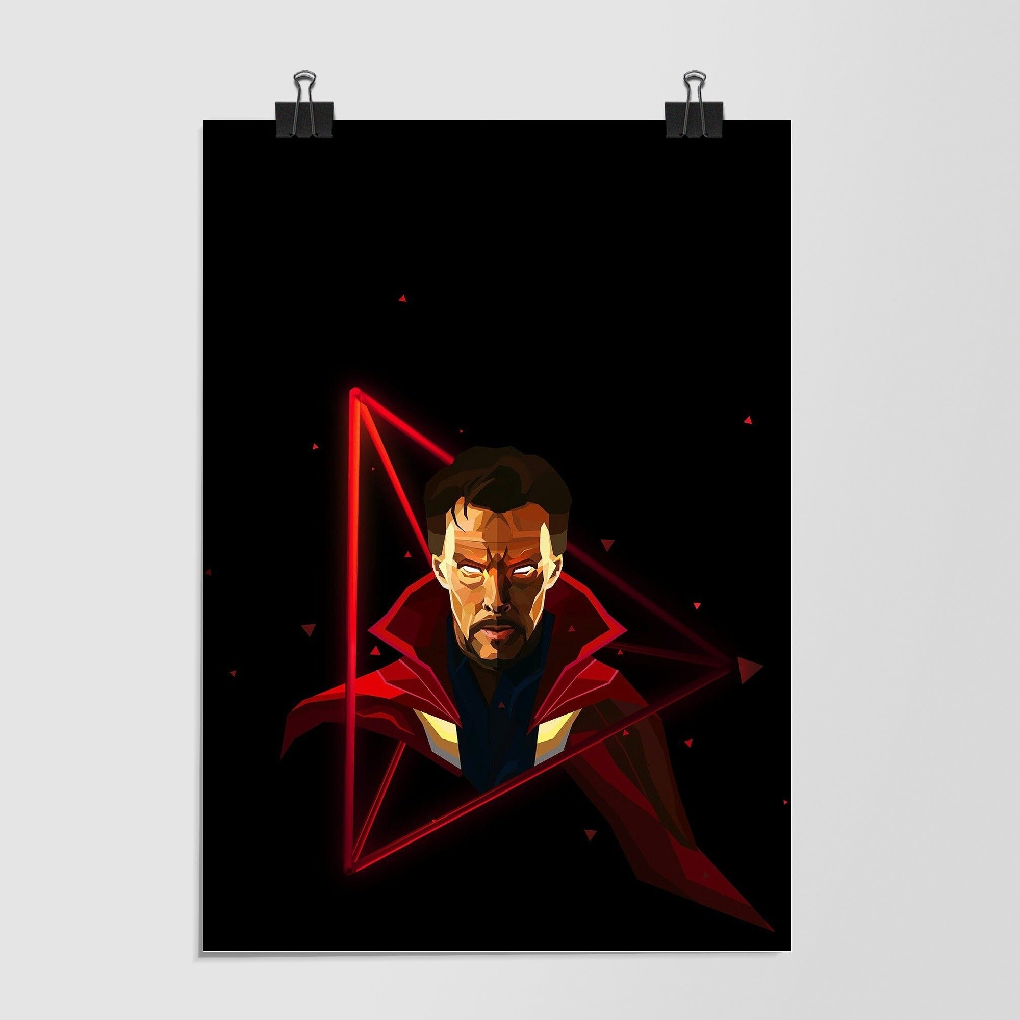 Superhero Black Dramatic Lighting by Decalz