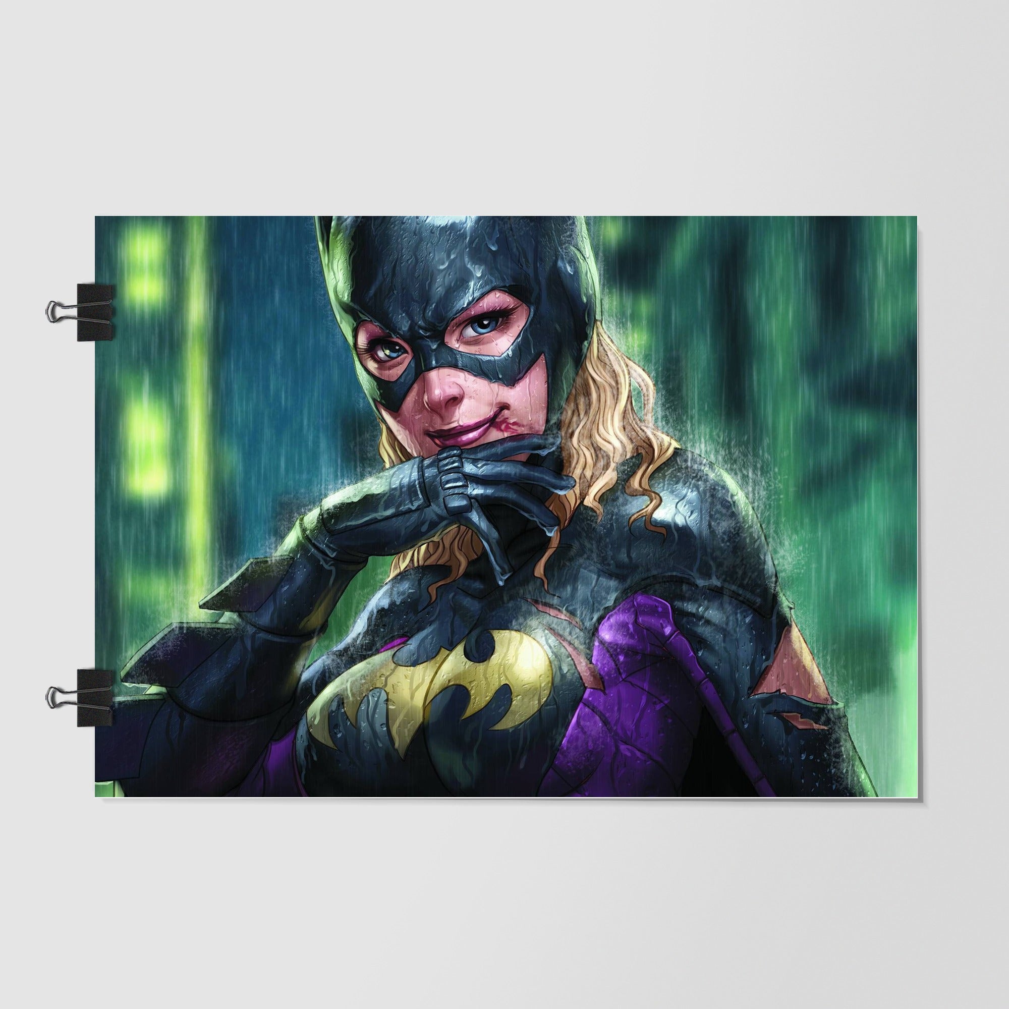 Superhero Black Side Profile by Decalz