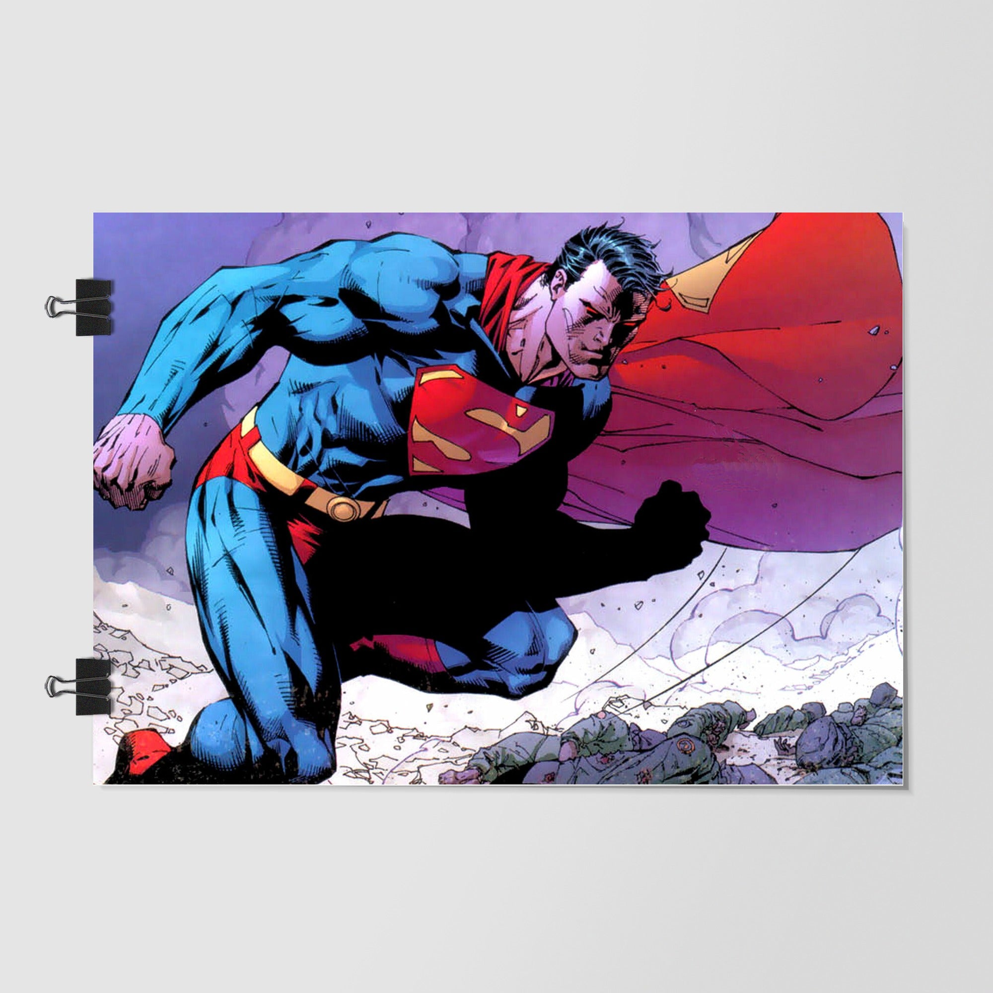 Superman Jim Lee Art Black by Decalz
