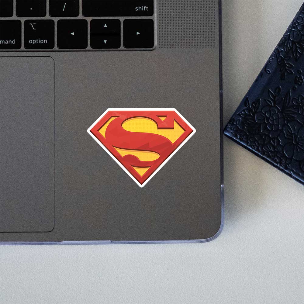 Superman Logo Red Yellow Sticker