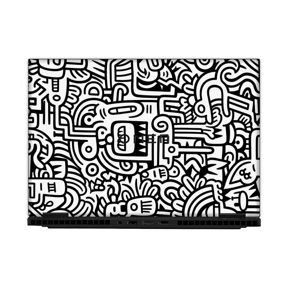 Surreal Abstract Illustration skin on Hp Omen Gaming 16-AM0241TX by Decalz