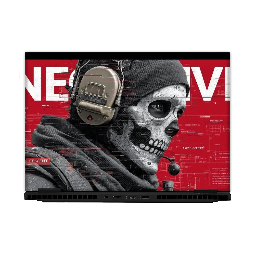 Tactical Skull skin on Hp Omen Gaming 16-AM0241TX by Decalz