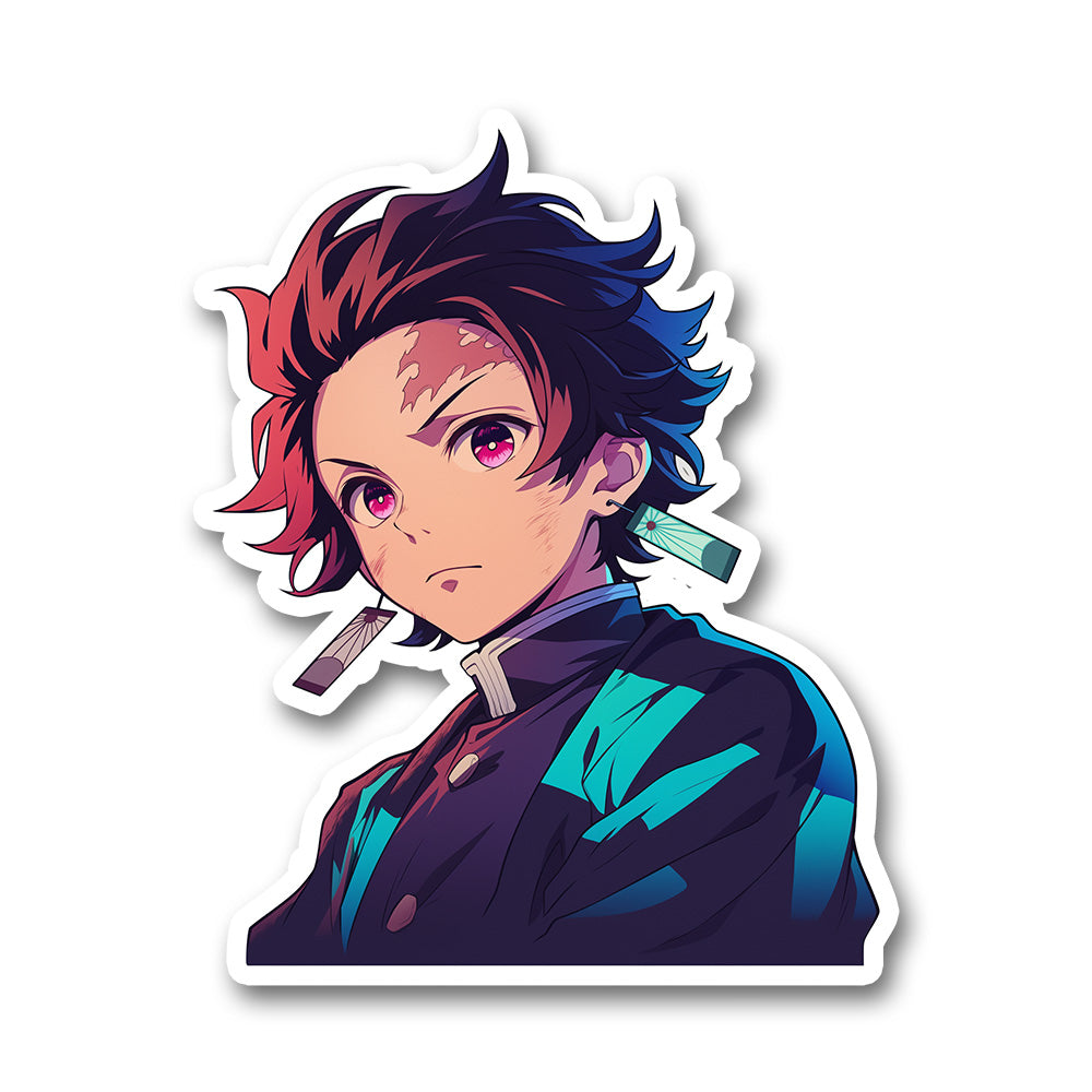 Tanjiro Kamado Cool Anime Sticker