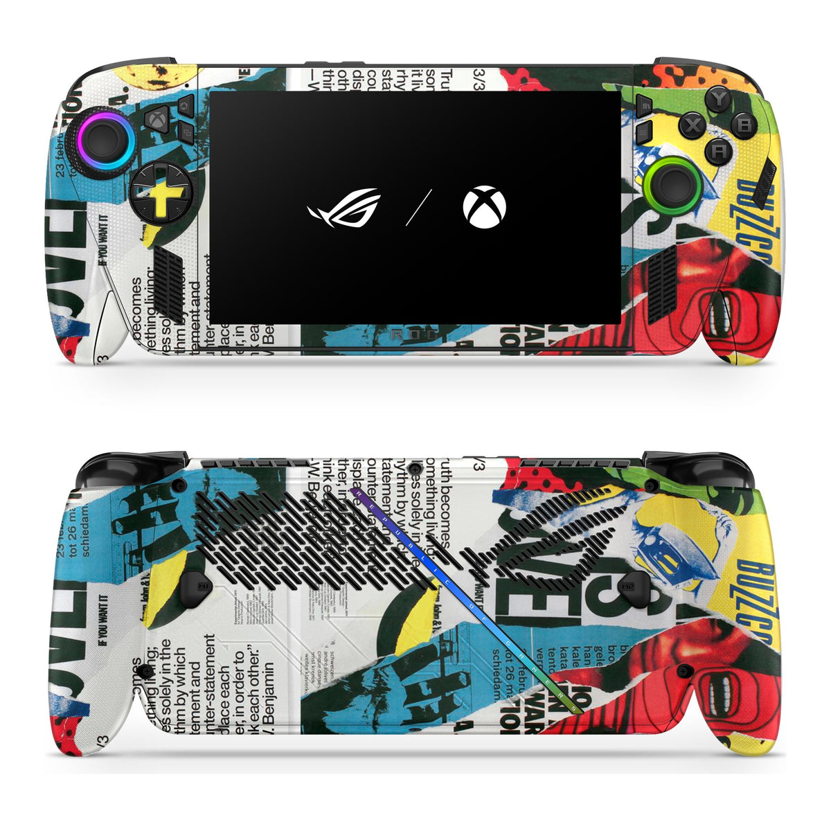 TarredWord Asus ROG Xbox Ally skin by Decalz