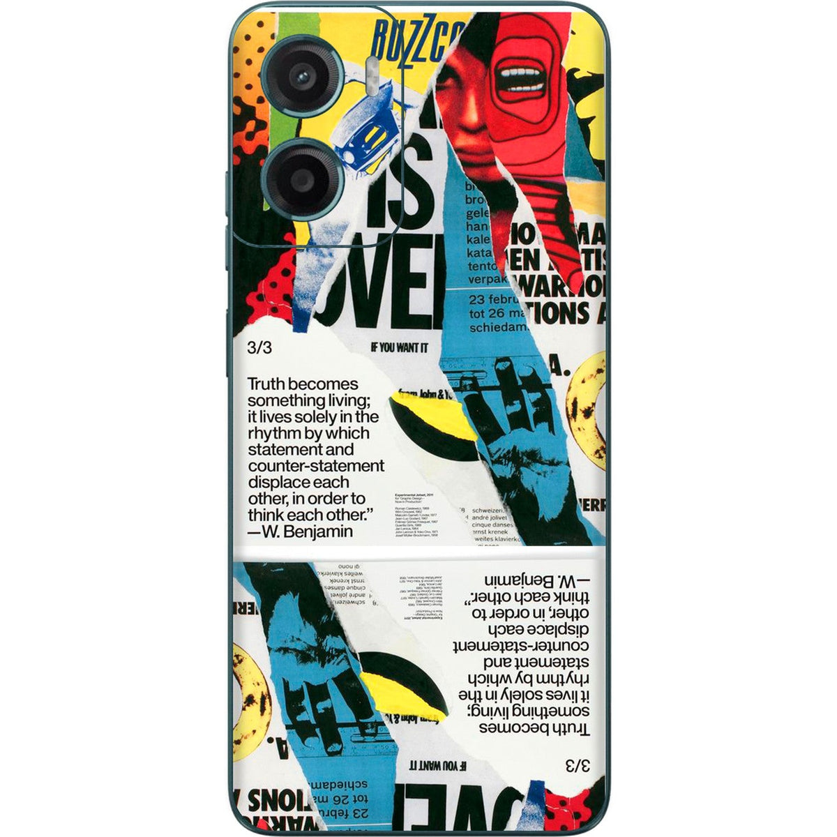 TarredWord skin on Moto G05 by Decalz