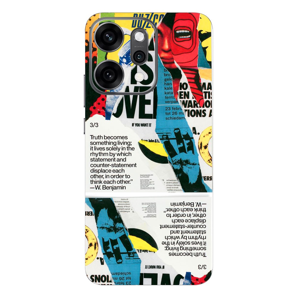TarredWord skin on Oppo Reno 14 Pro (5G) by Decalz