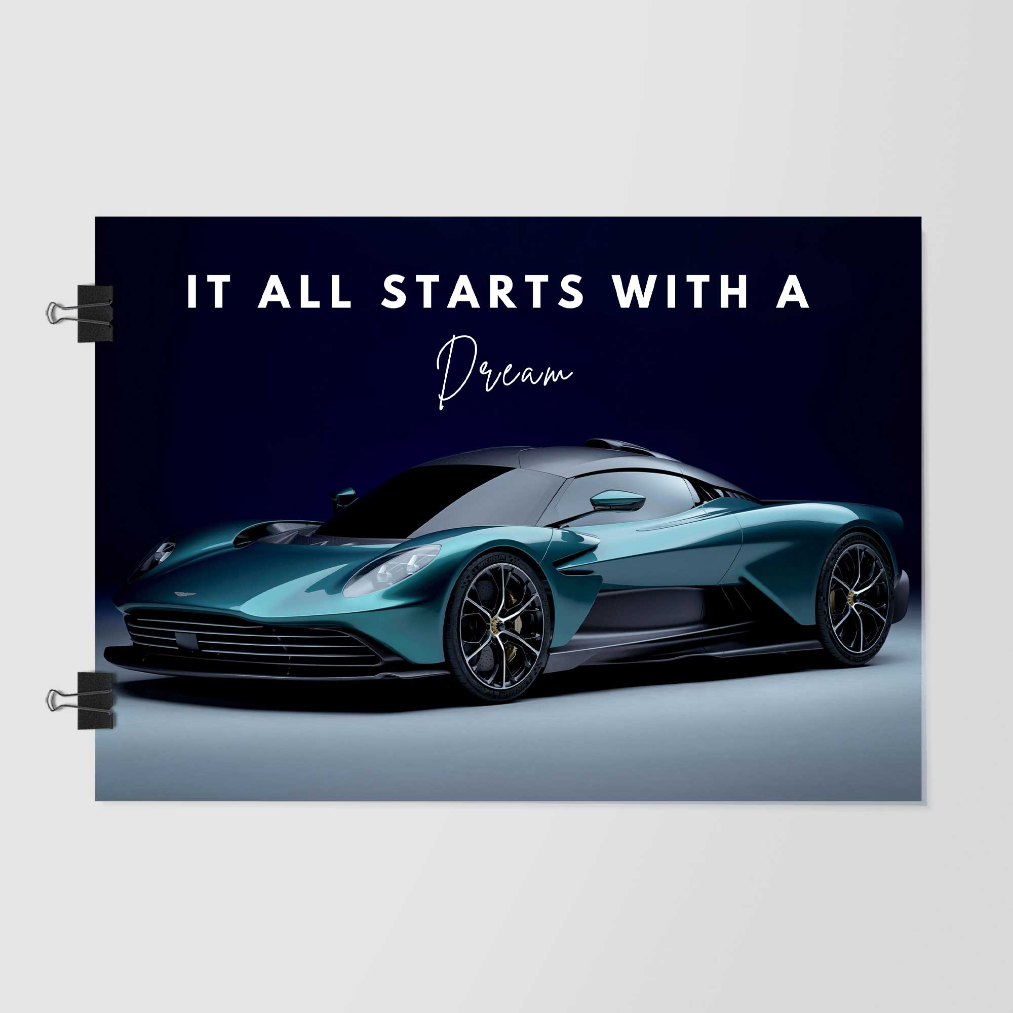 Teal Vision Poster