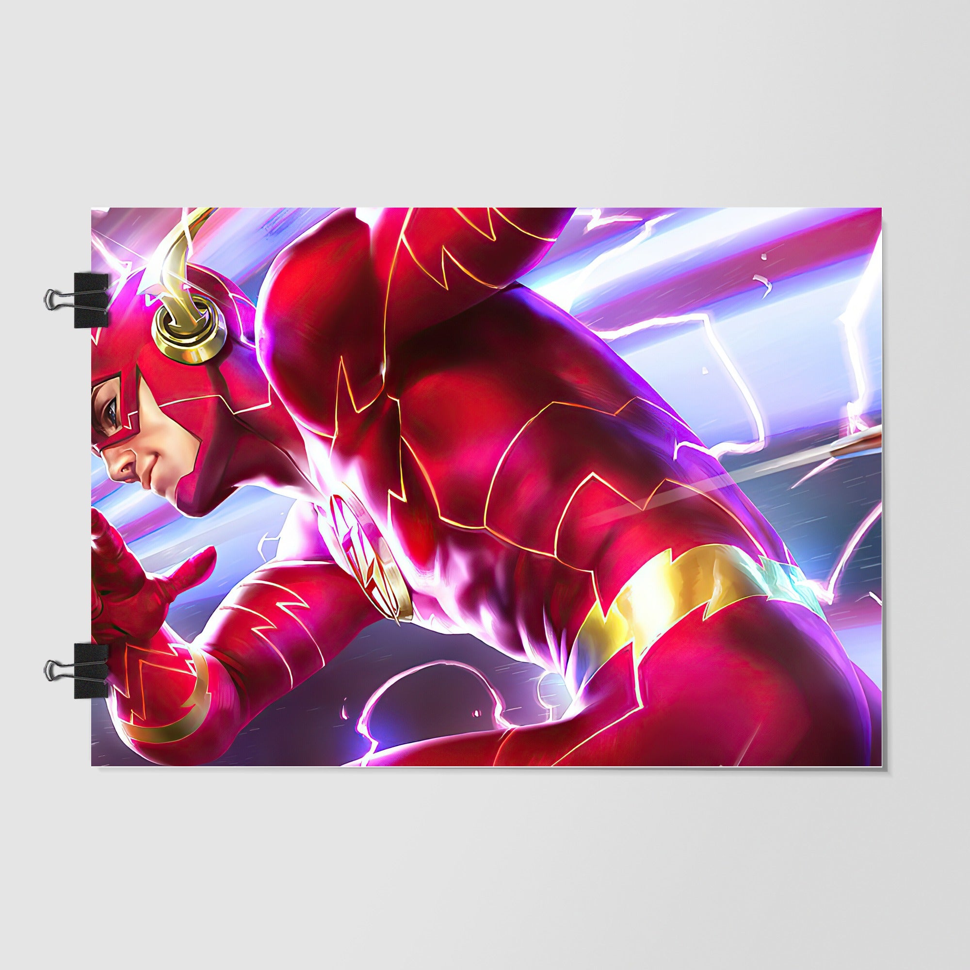 The Flash White Night Scene by Decalz