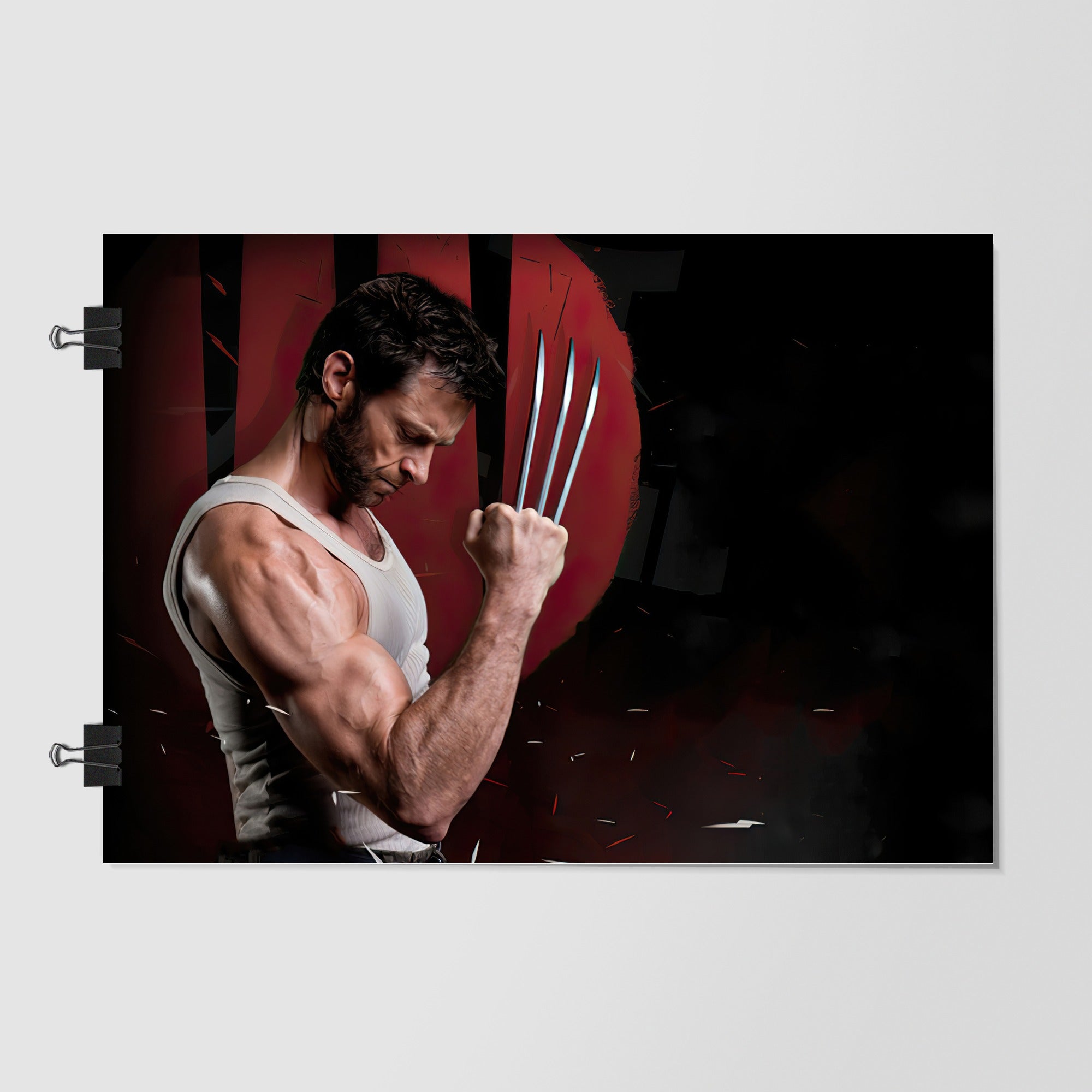 The Wolverine Black Dramatic Lighting by Decalz