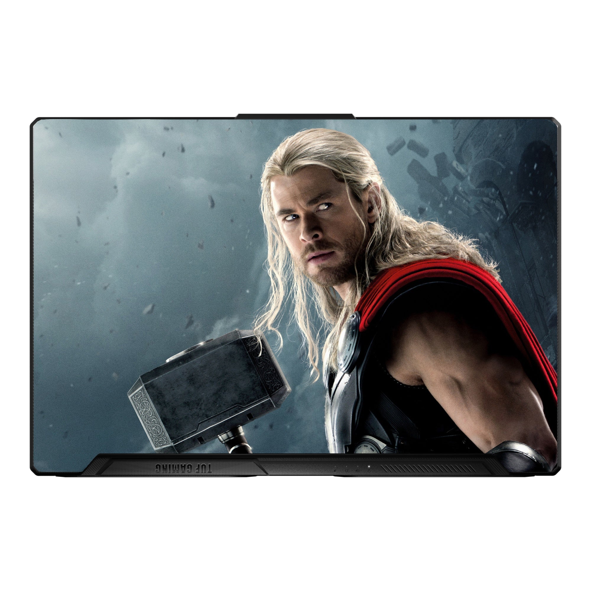 Thunder God Black Dramatic Lighting by Decalz