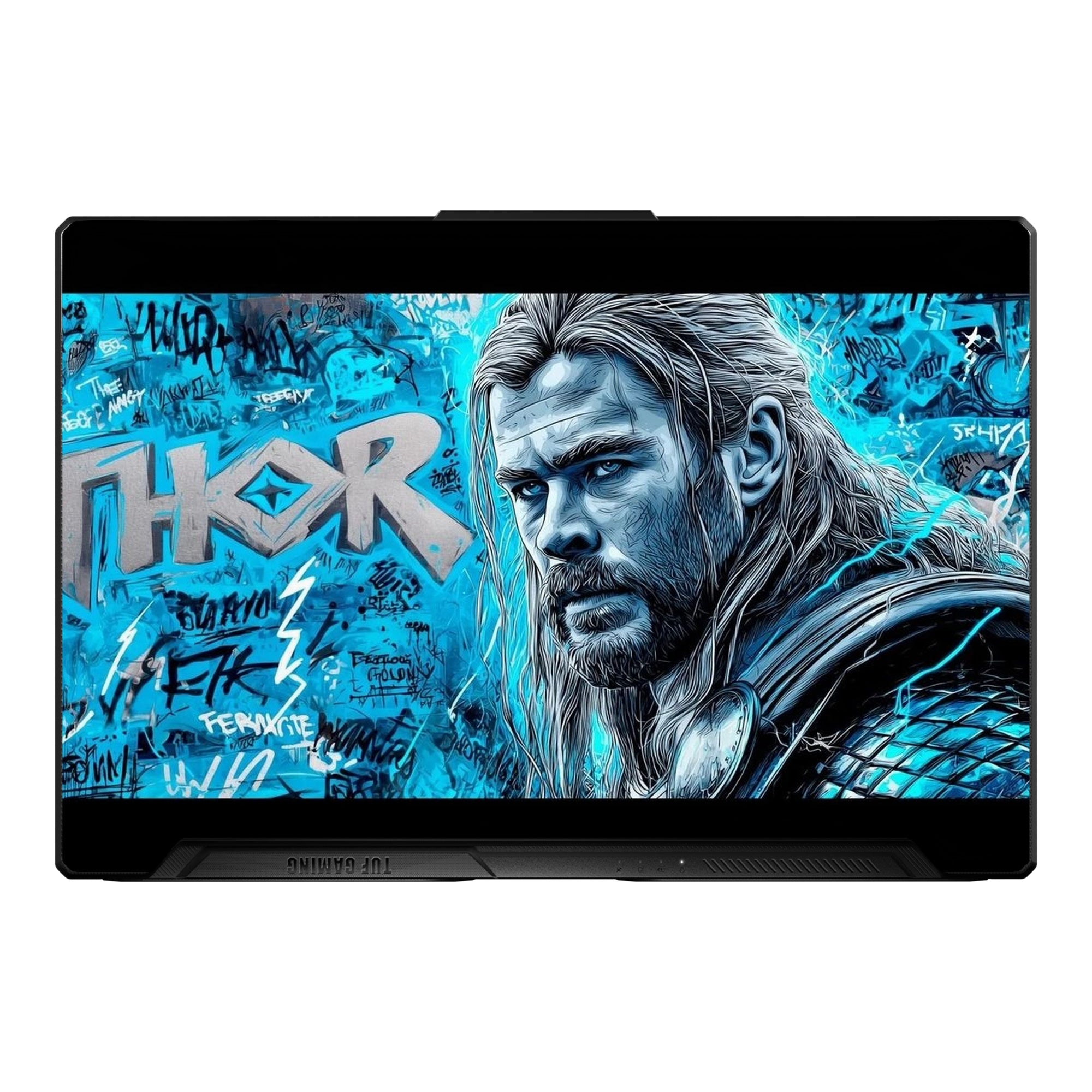 Thunder God Graffiti Title by Decalz