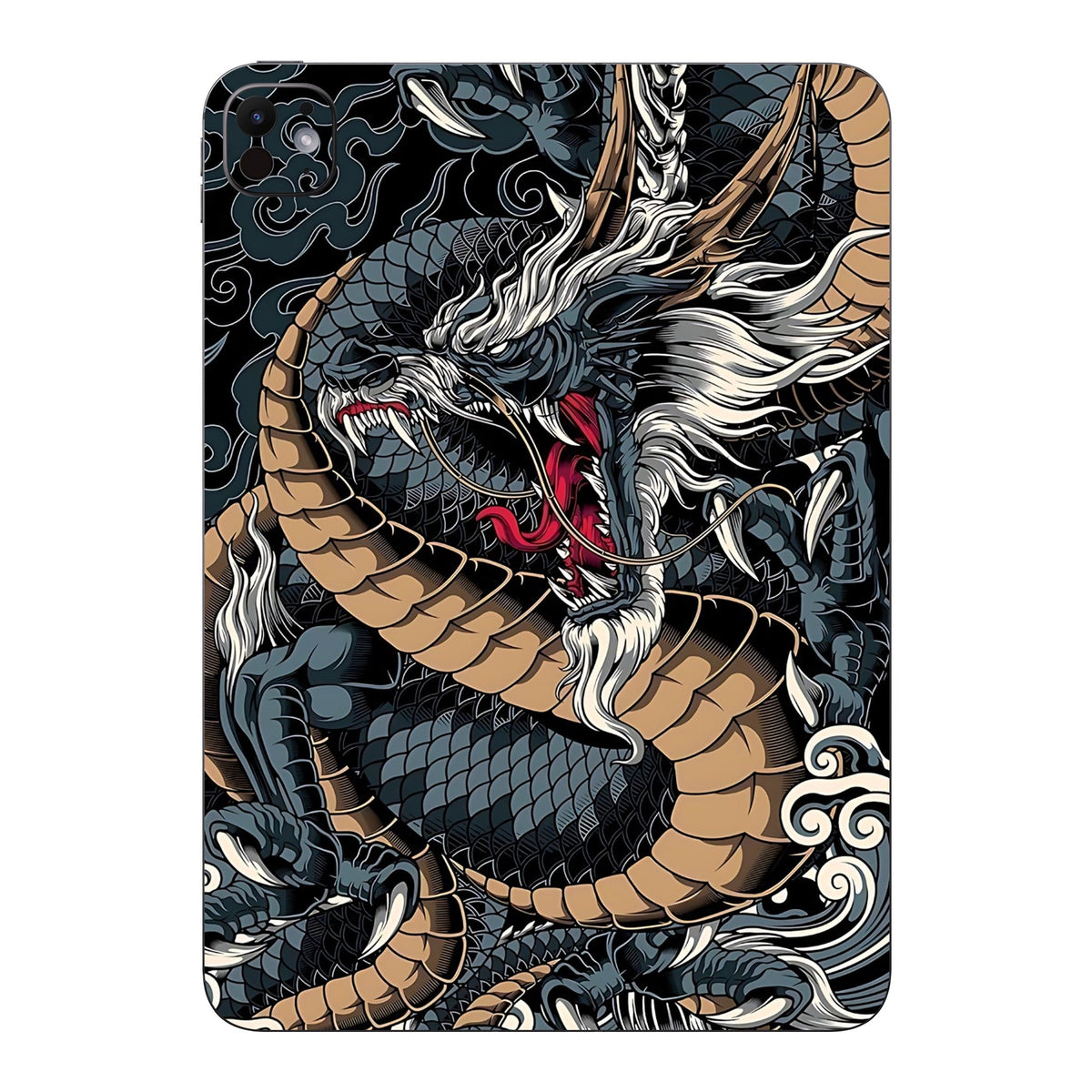 Tidal Dragon skin on iPad Pro 11-inch M5 by Decalz
