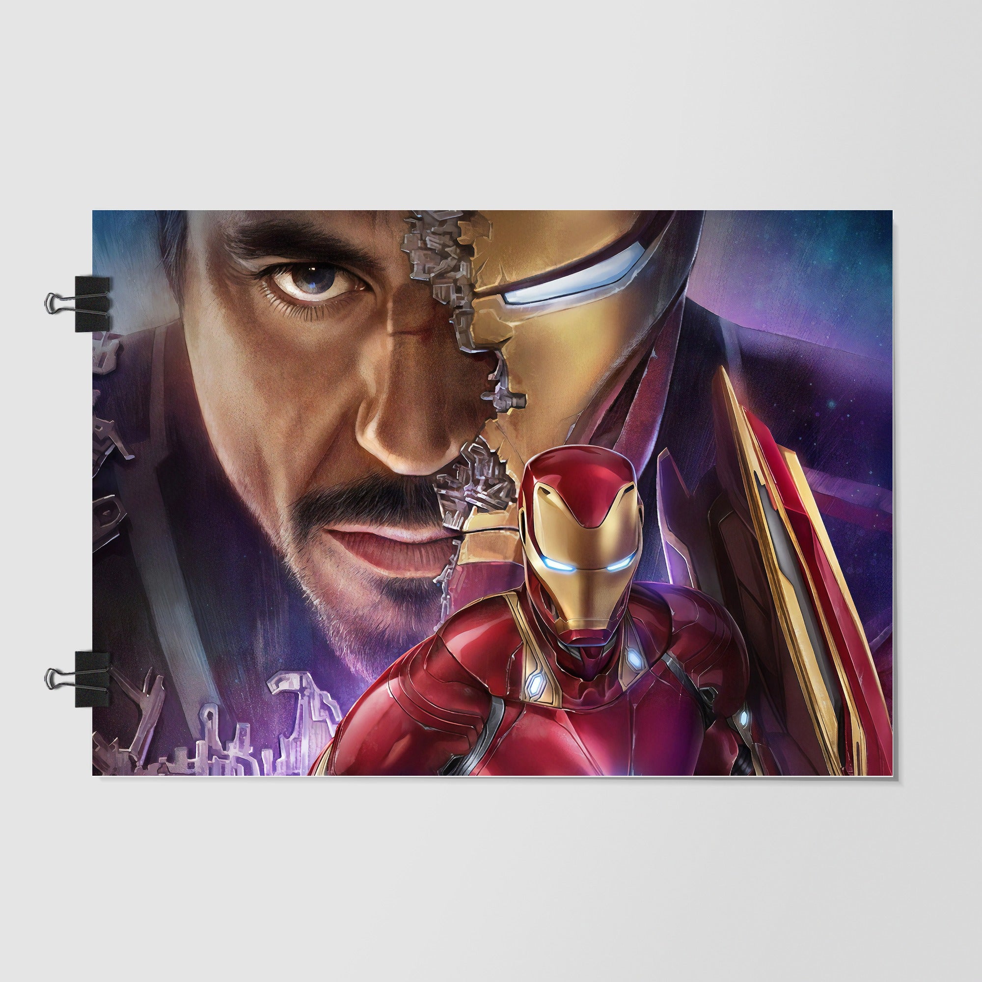 Tony Stark Iron Man Brown by Decalz