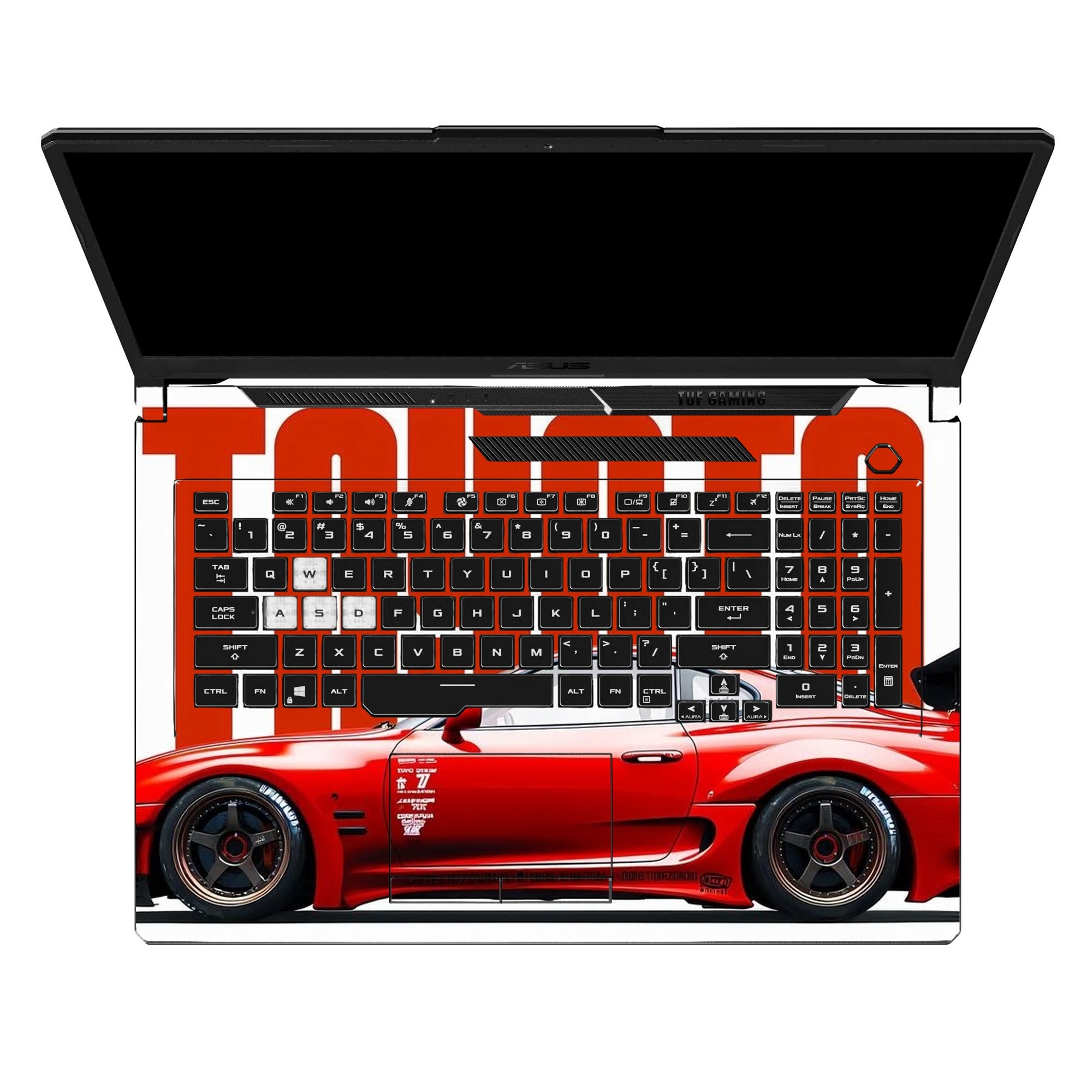 Toyota Red Sports Car by Decalz