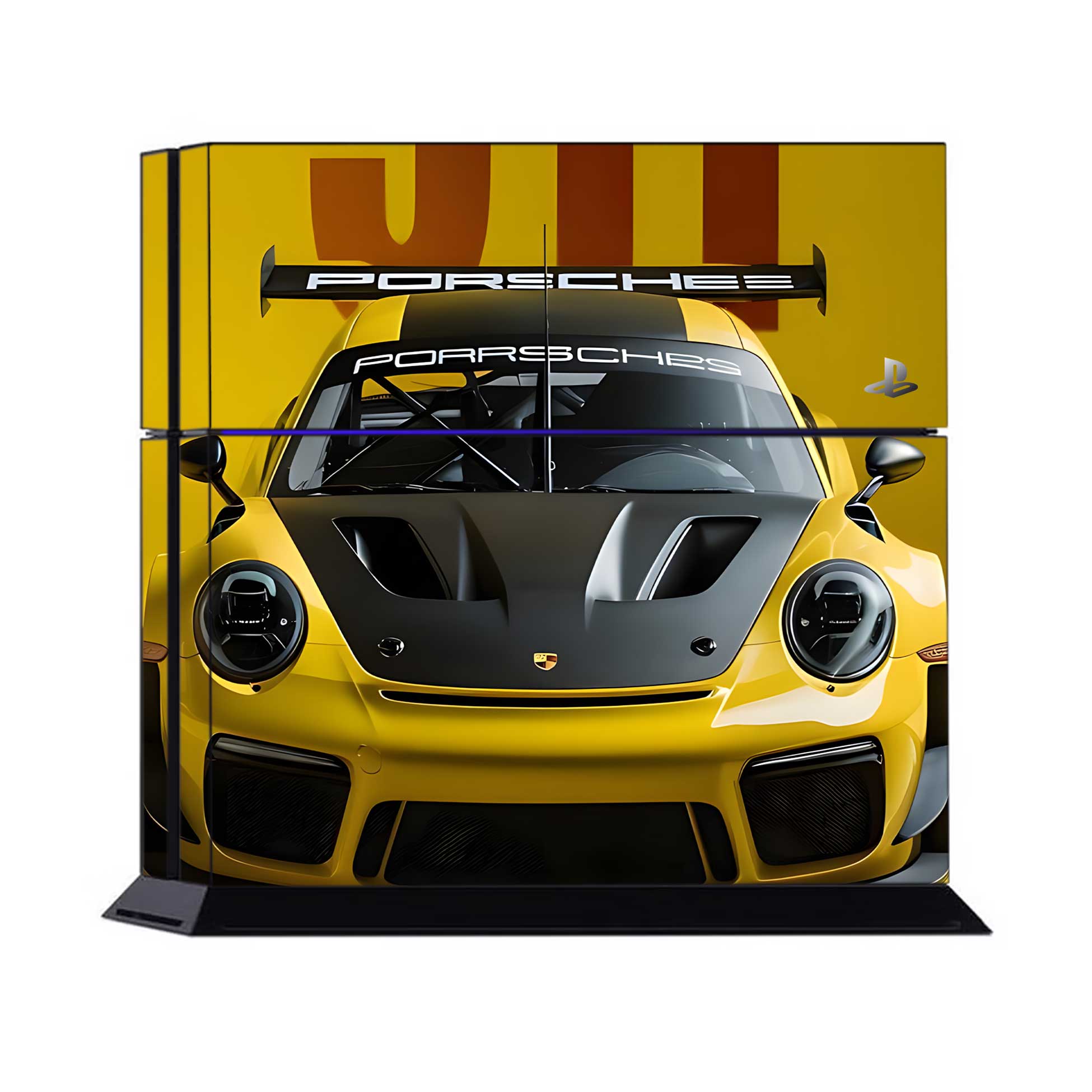 Turbo Yellow PlayStation 4 Fat Skins & Wraps