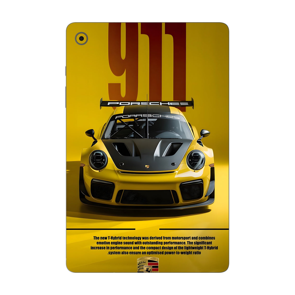 Turbo Yellow skin on Samsung Galaxy Tab S10 Lite by Decalz
