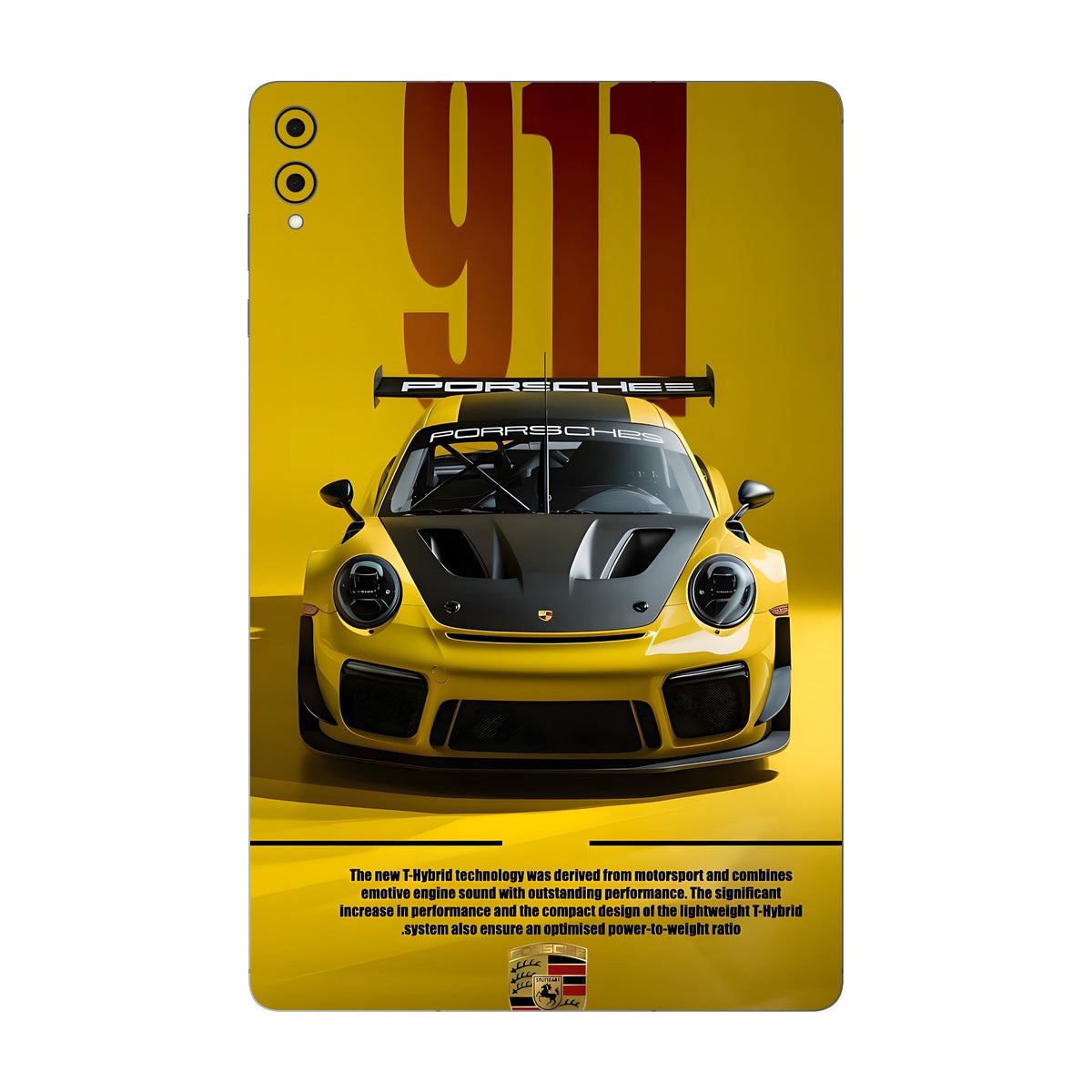 Turbo Yellow skin on Samsung Galaxy Tab S11 Ultra by Decalz