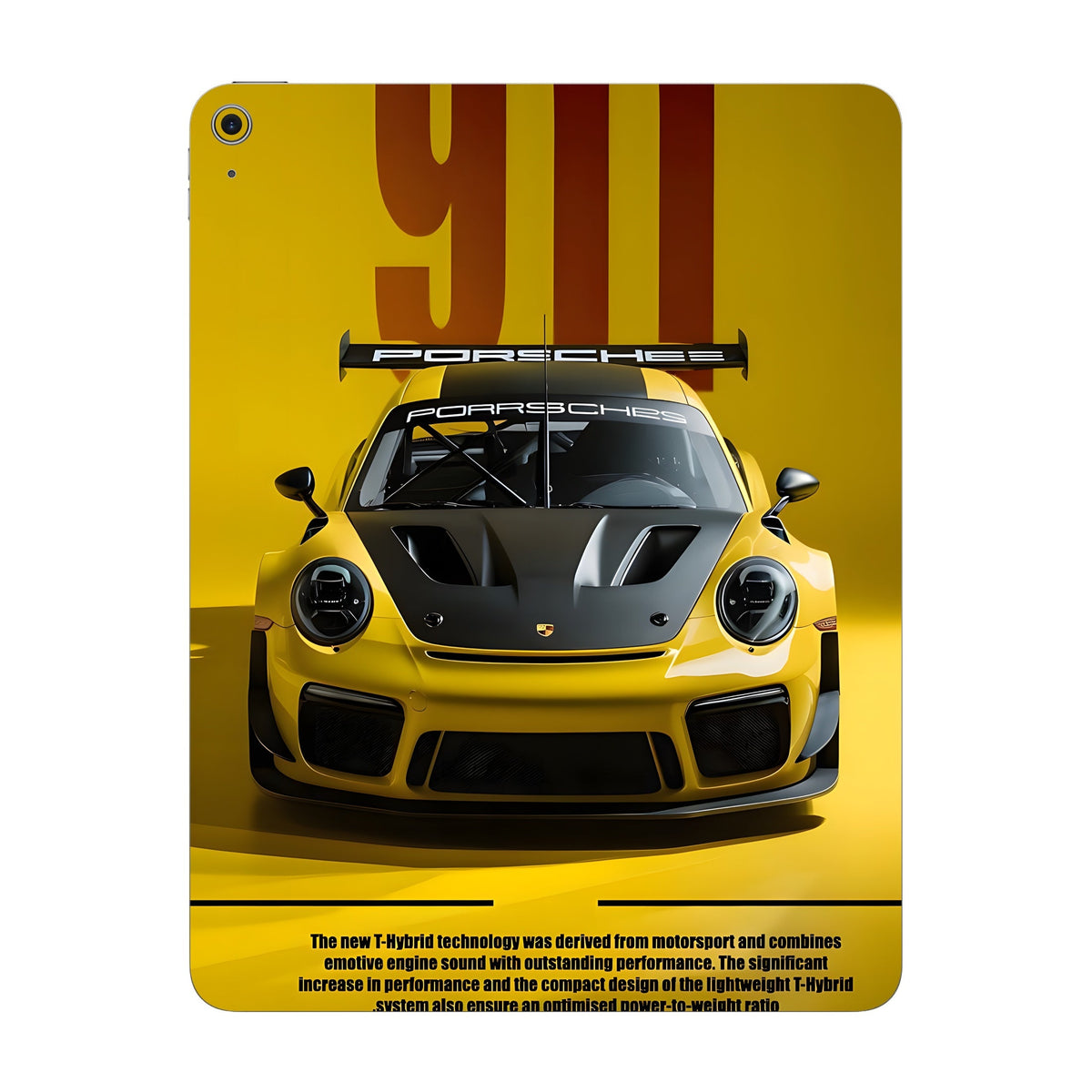 Turbo Yellow skin on iPad Air 13-inch M3 2025 by Decalz
