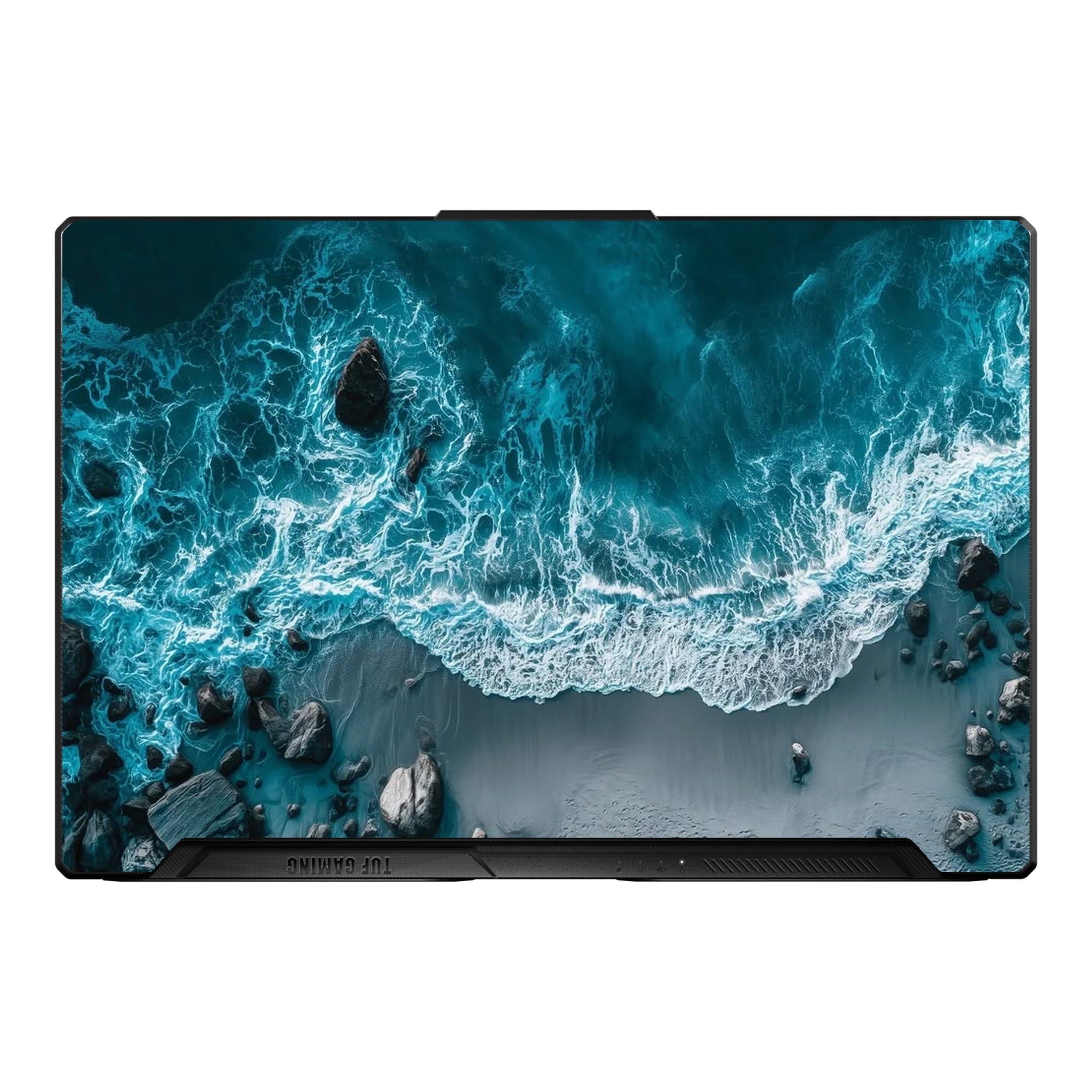 Turquoise Wave Aerial by Decalz