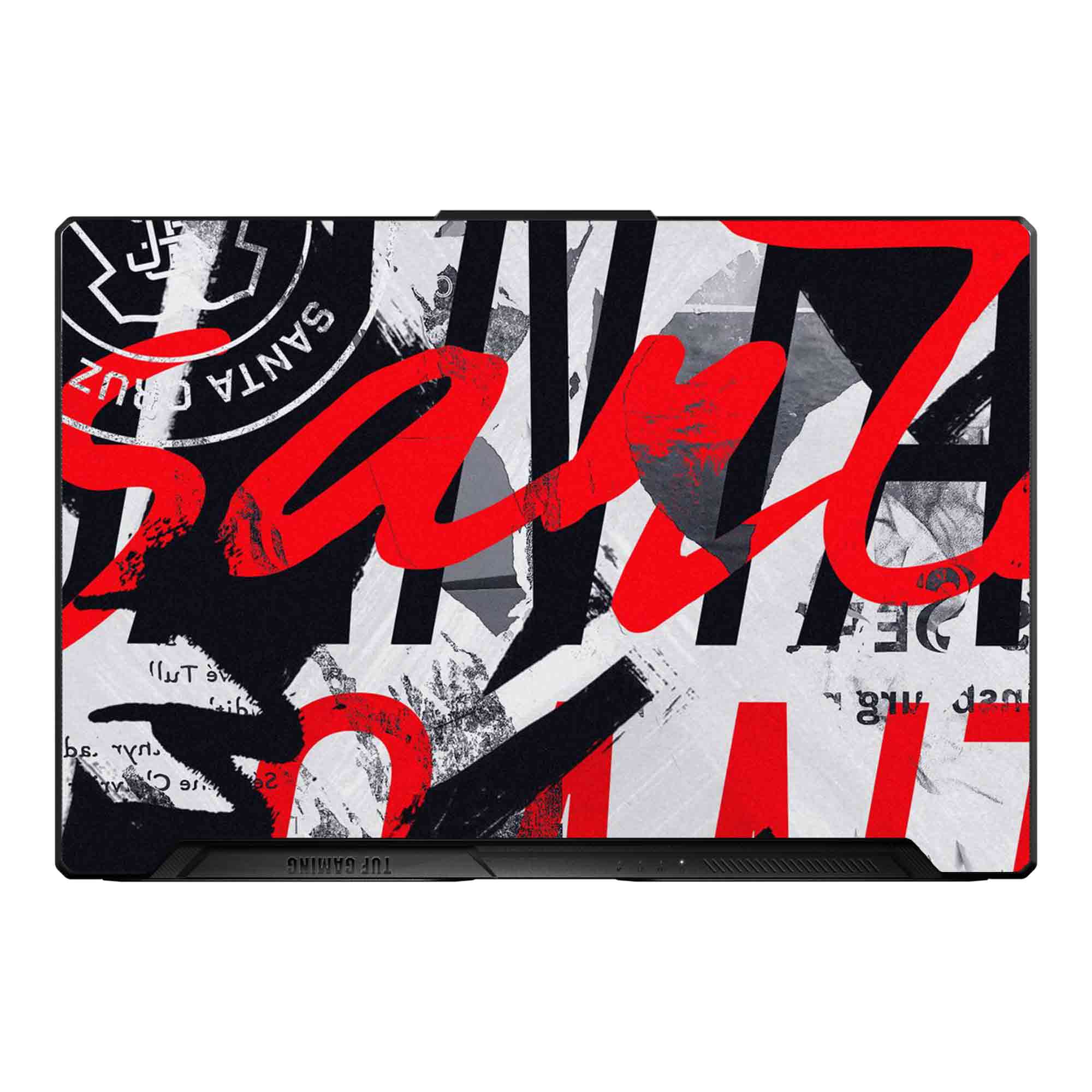 Urban Red and Black - Laptop Skins