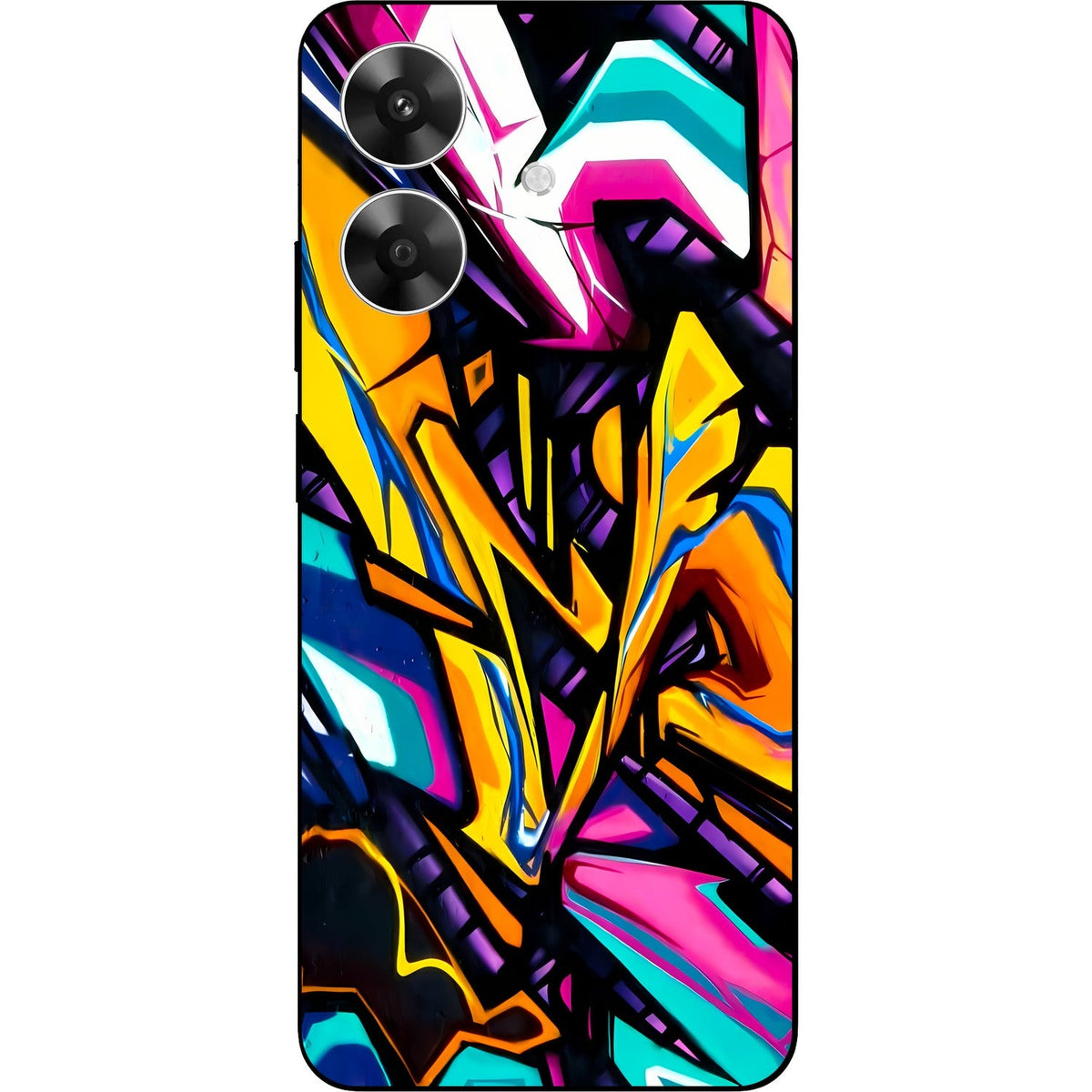 Urban Graffiti skin on Realme Narzo N61 by Decalz