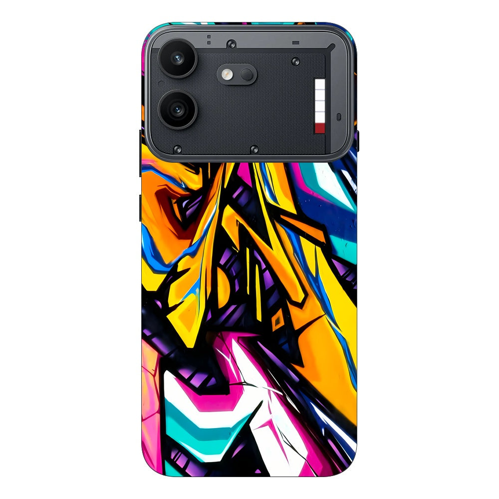 Urban Graffiti skin on Nothing Phone 4B by Decalz