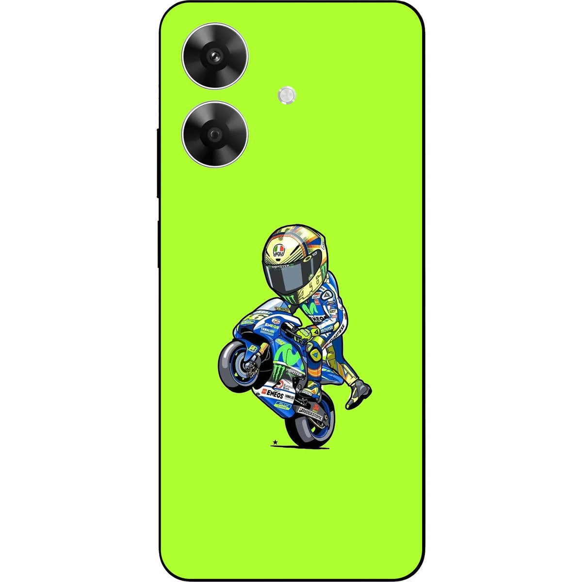 VR46 skin on Realme Narzo N61 by Decalz