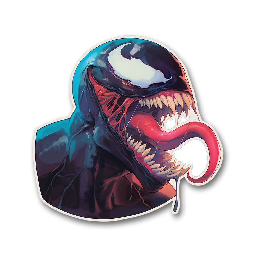 Venom Scary Tongue Sticker