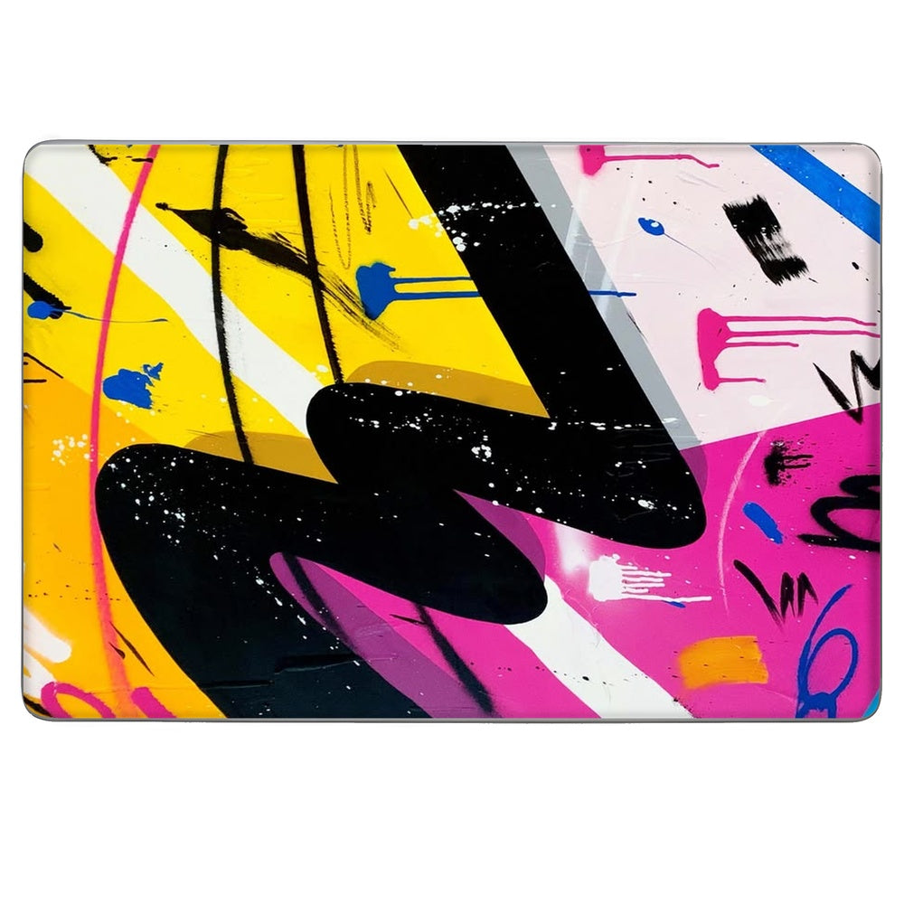 Vibrant Abstract Splash skin on Hp Notebook 15s-DU0072TX by Decalz