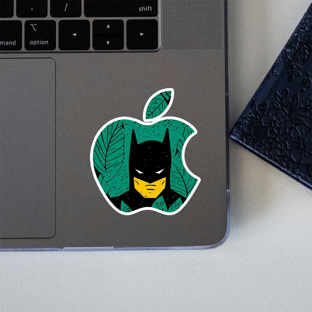 Vintage Apple Batman Sticker