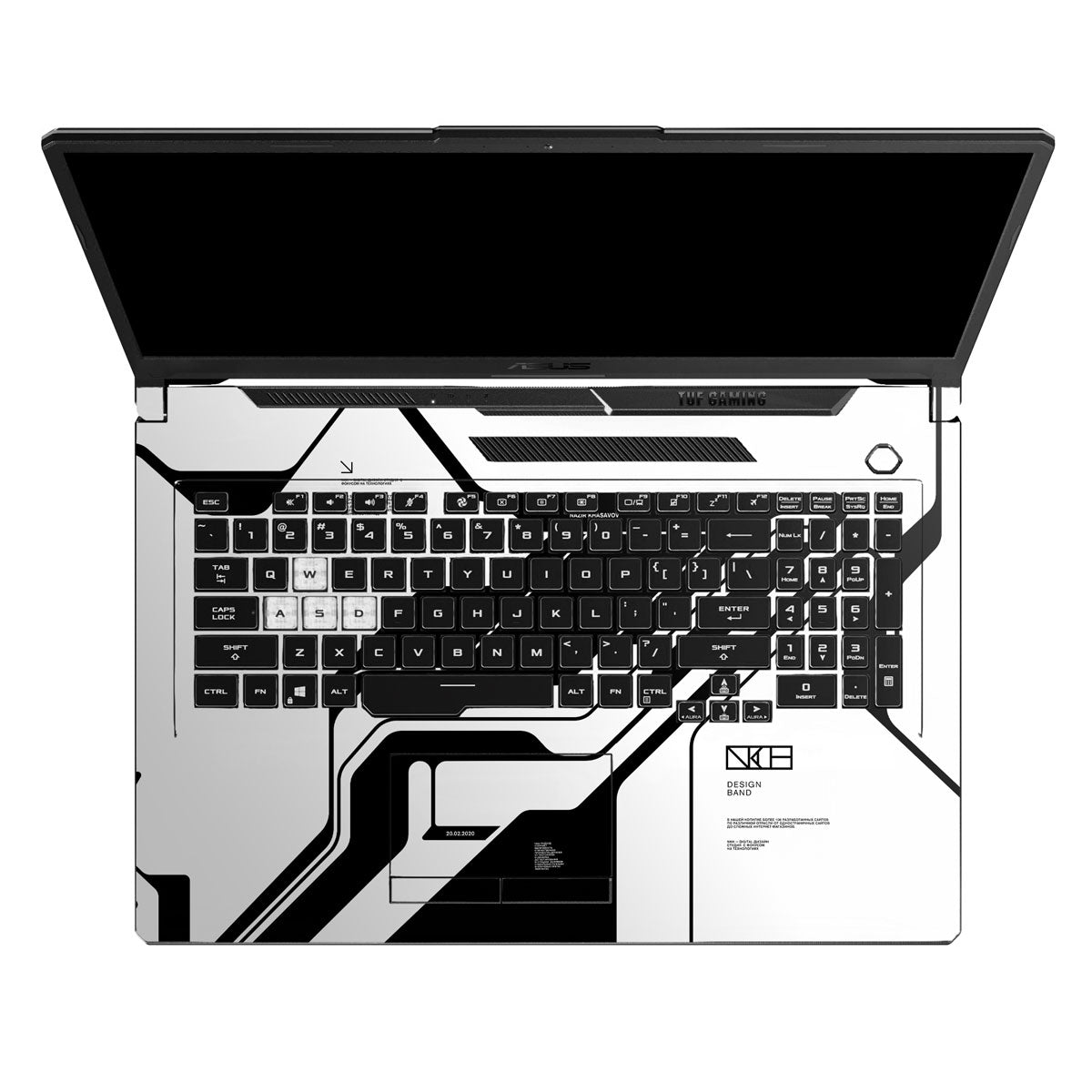 White Cyberpunk - Laptop Skins