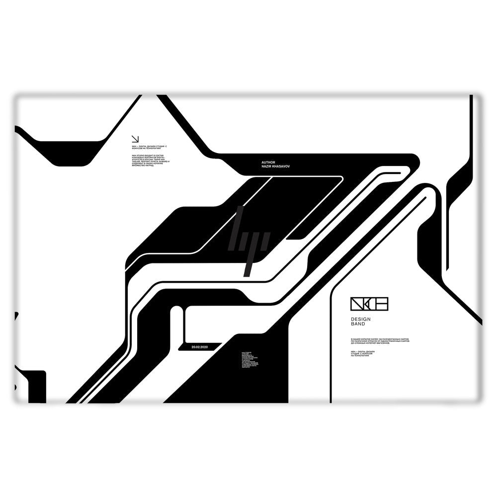 White Cyberpunk skin on Hp Elitebook 840 G7 by Decalz