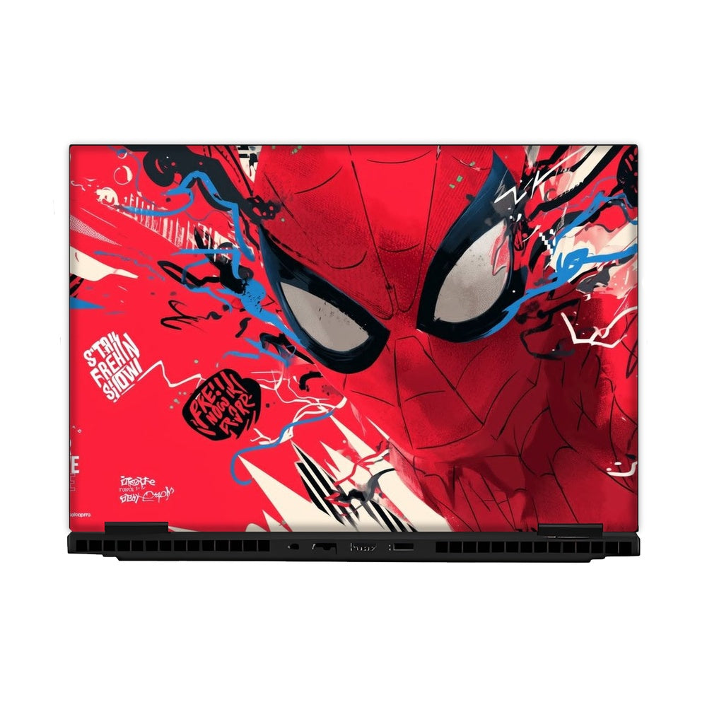 Web Slinger Graffiti skin on Hp Omen Gaming 16-AM0241TX by Decalz